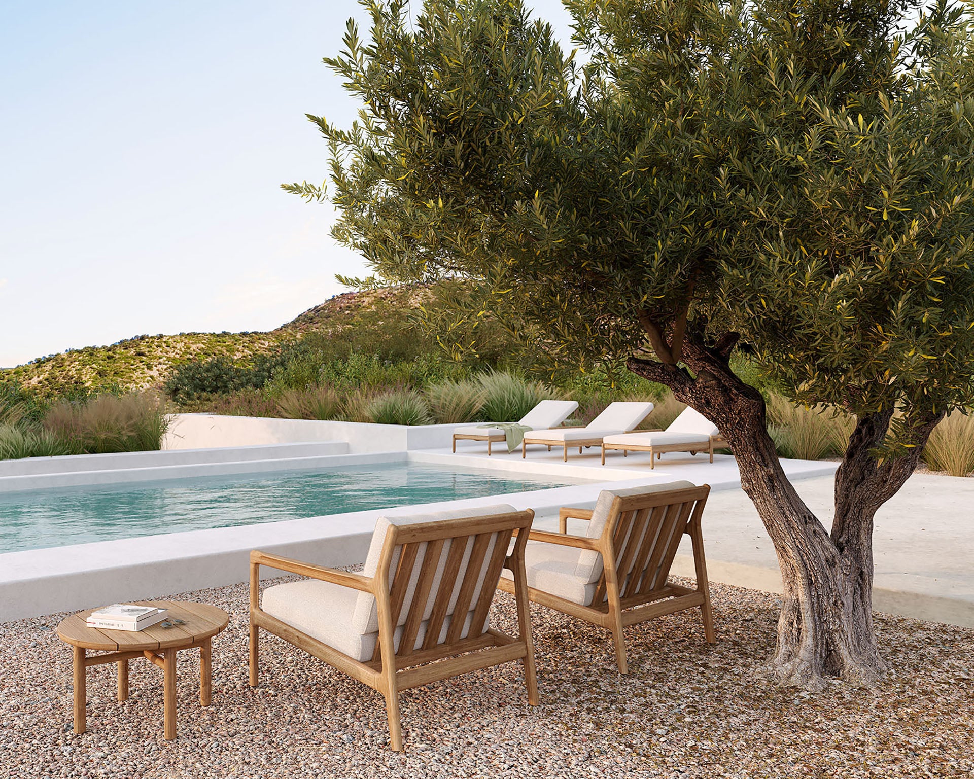 比利時原裝進口實木傢俬 - 戶外系列 - Jack系列柚木可調節躺椅