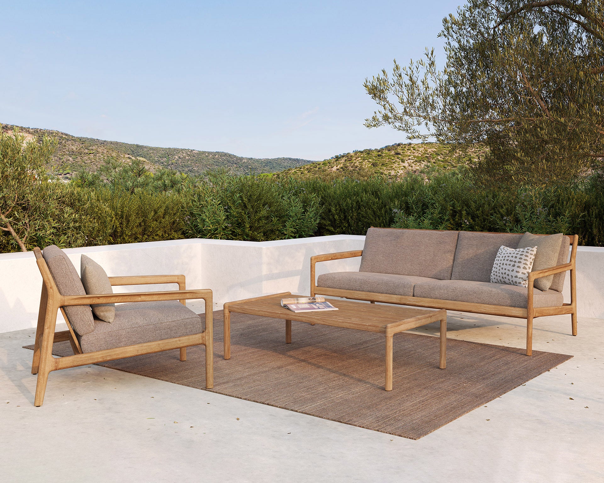 比利時原裝進口實木傢俬 - 戶外系列 - Jack系列柚木休閒椅