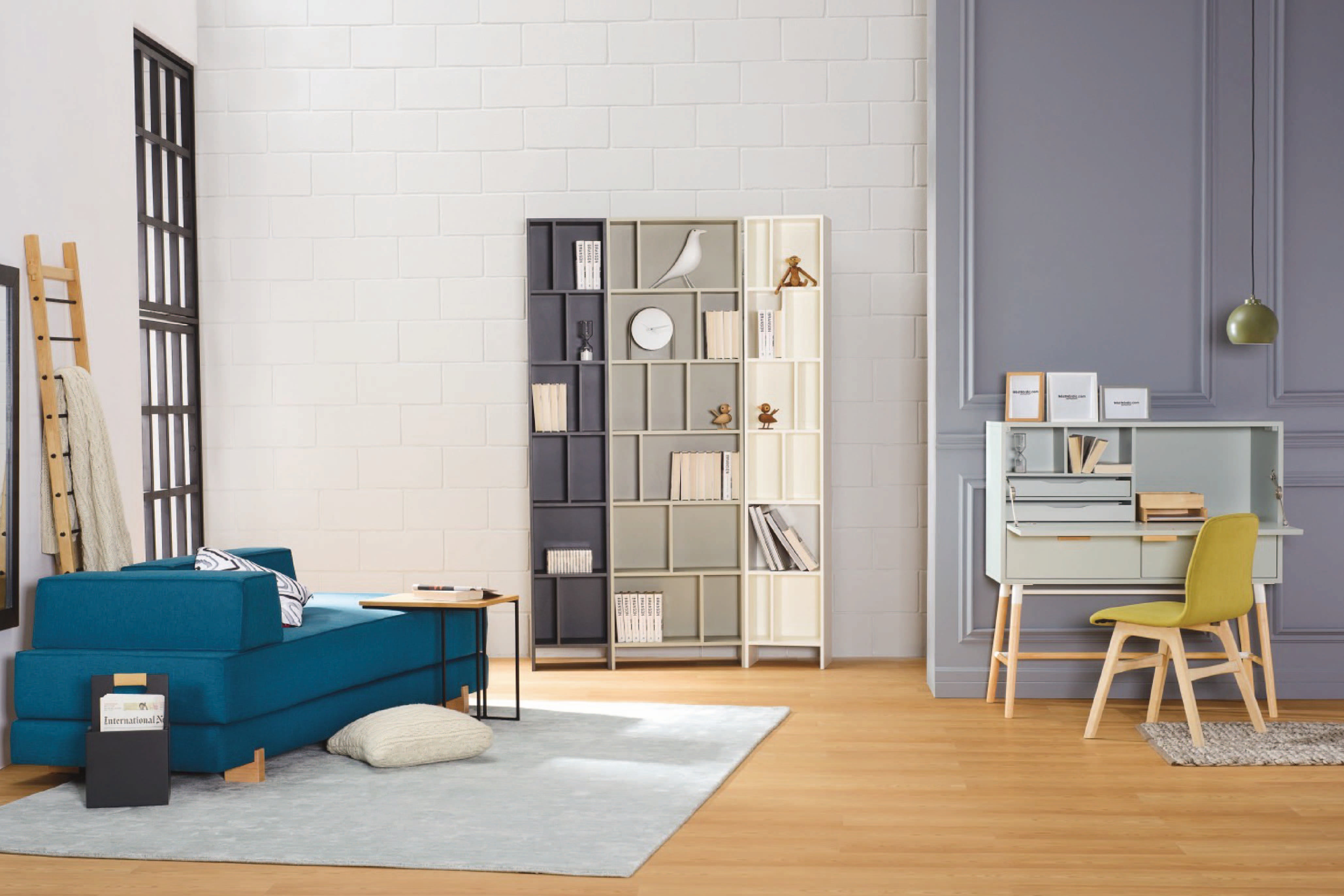 馬來西亞原裝進口實木傢俬 - NZ系列 - AROD儲物書桌