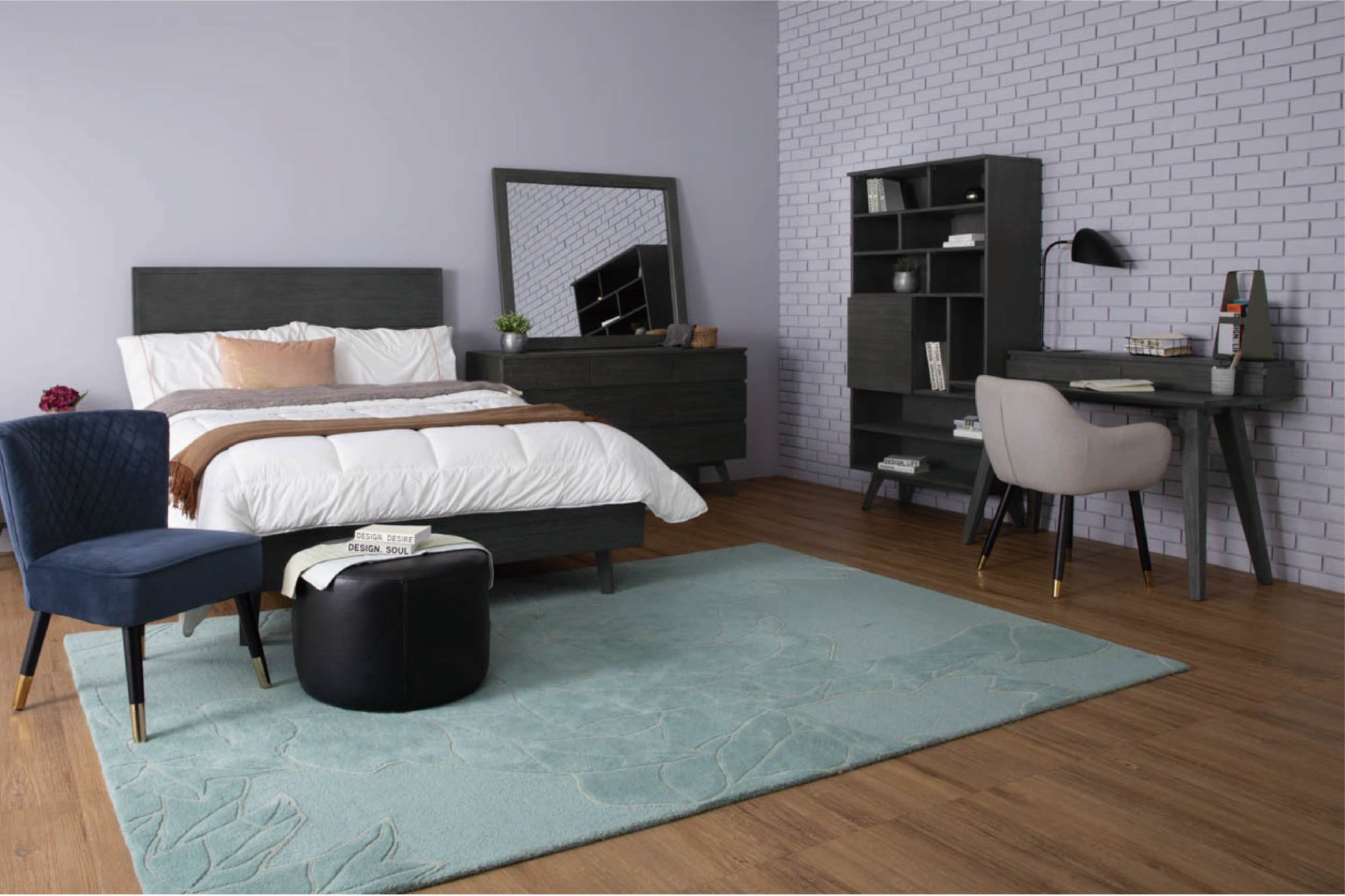 馬來西亞原裝進口實木傢俬 - F系列 - Perth珀斯書桌