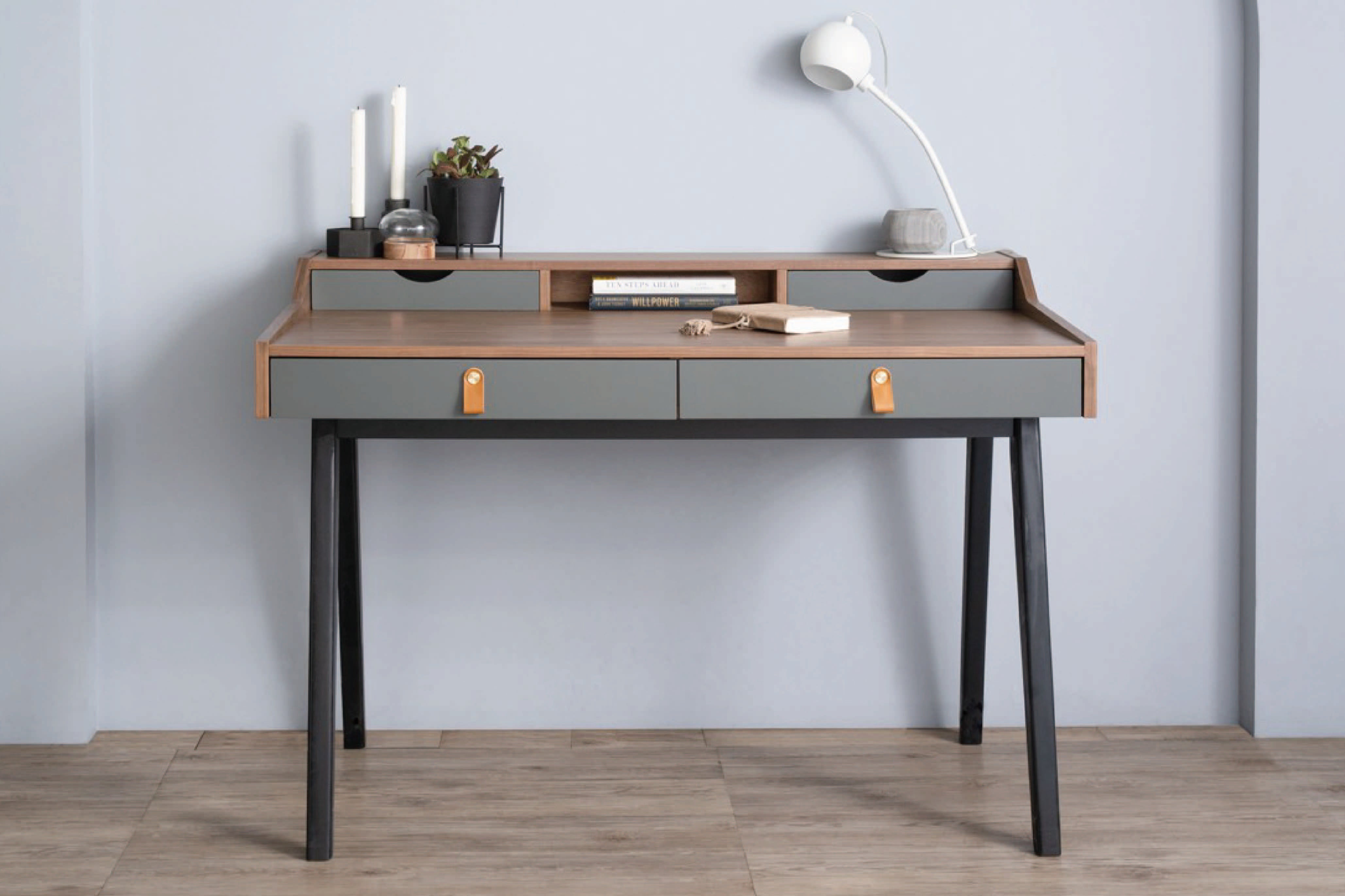 馬來西亞原裝進口實木傢俬 - LU系列 - CASTOR書桌