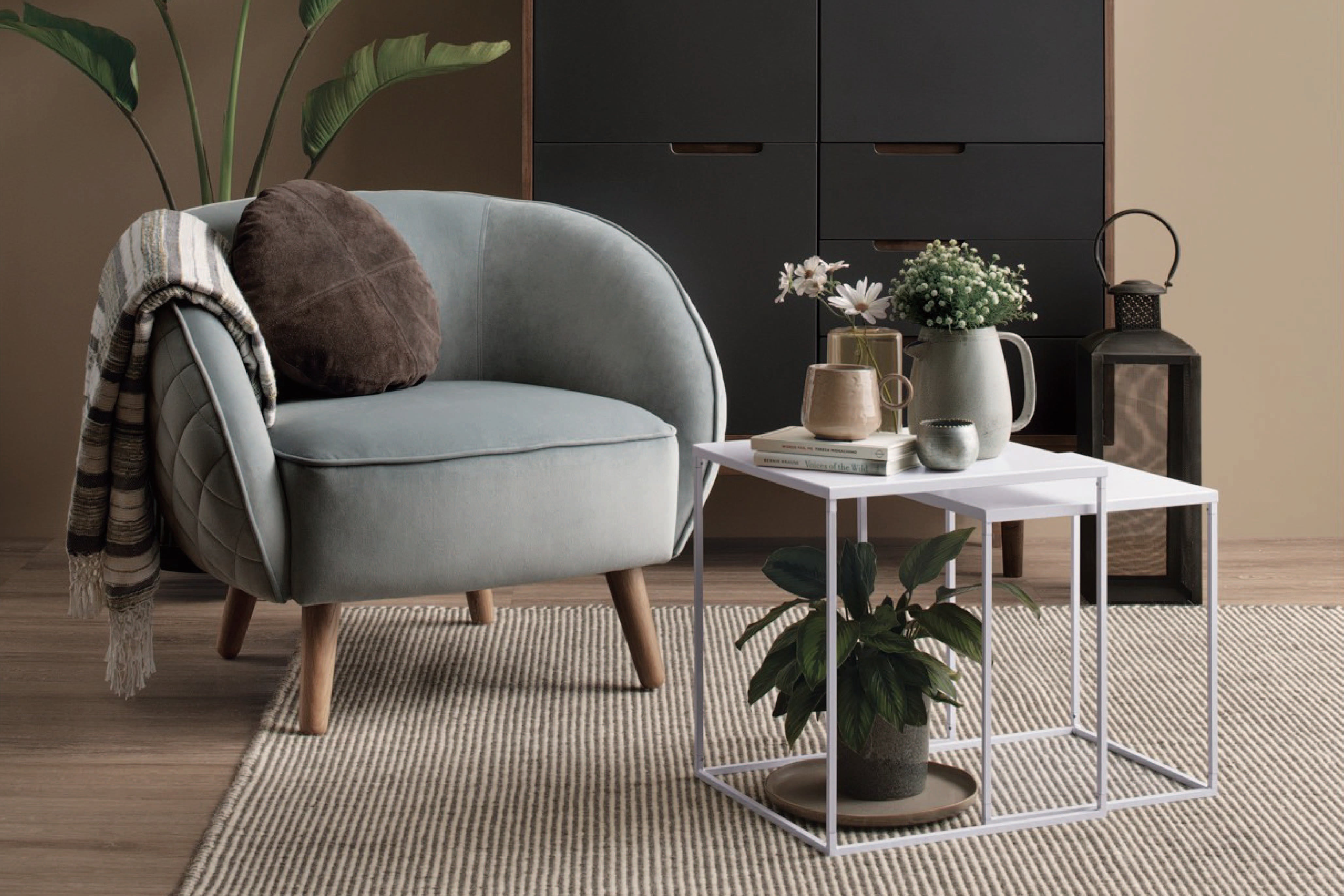 馬來西亞原裝進口實木傢俬 - LU系列 - DARNELL茶几組合