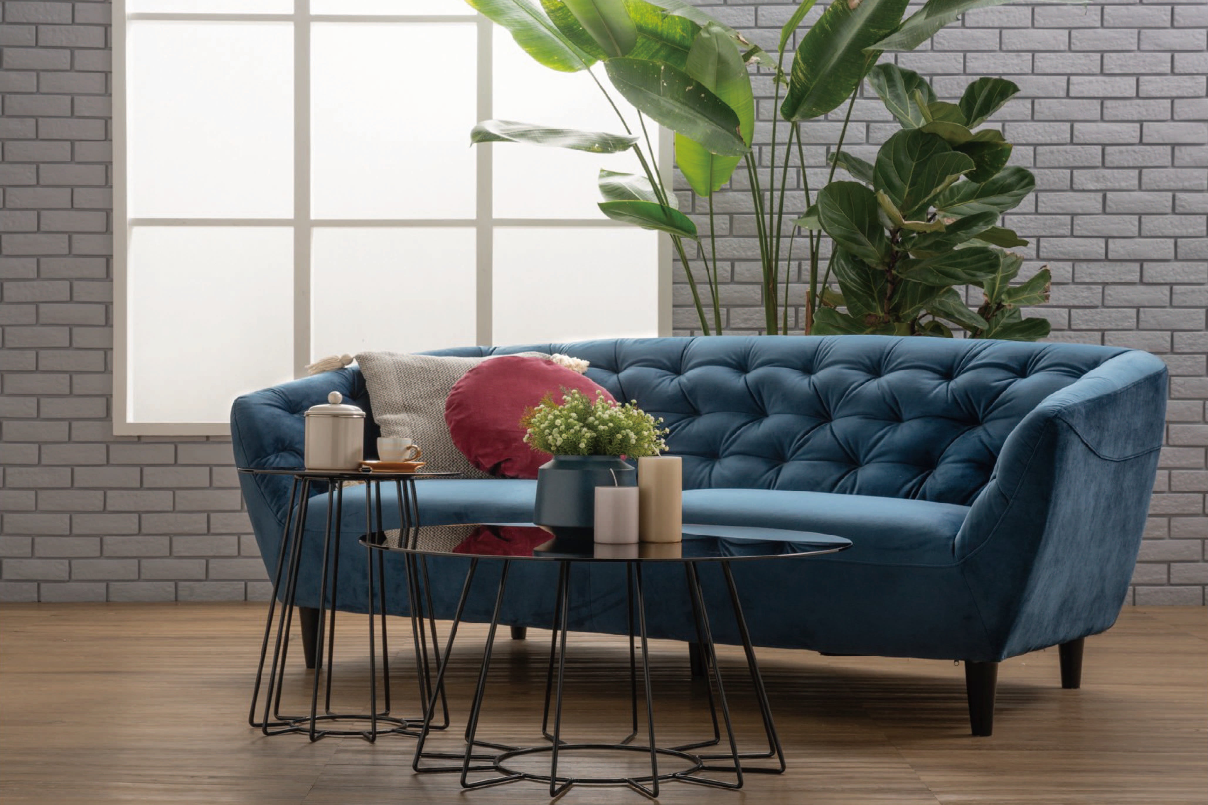 馬來西亞原裝進口實木傢俬 - LU系列 - CYRUS圓形茶几