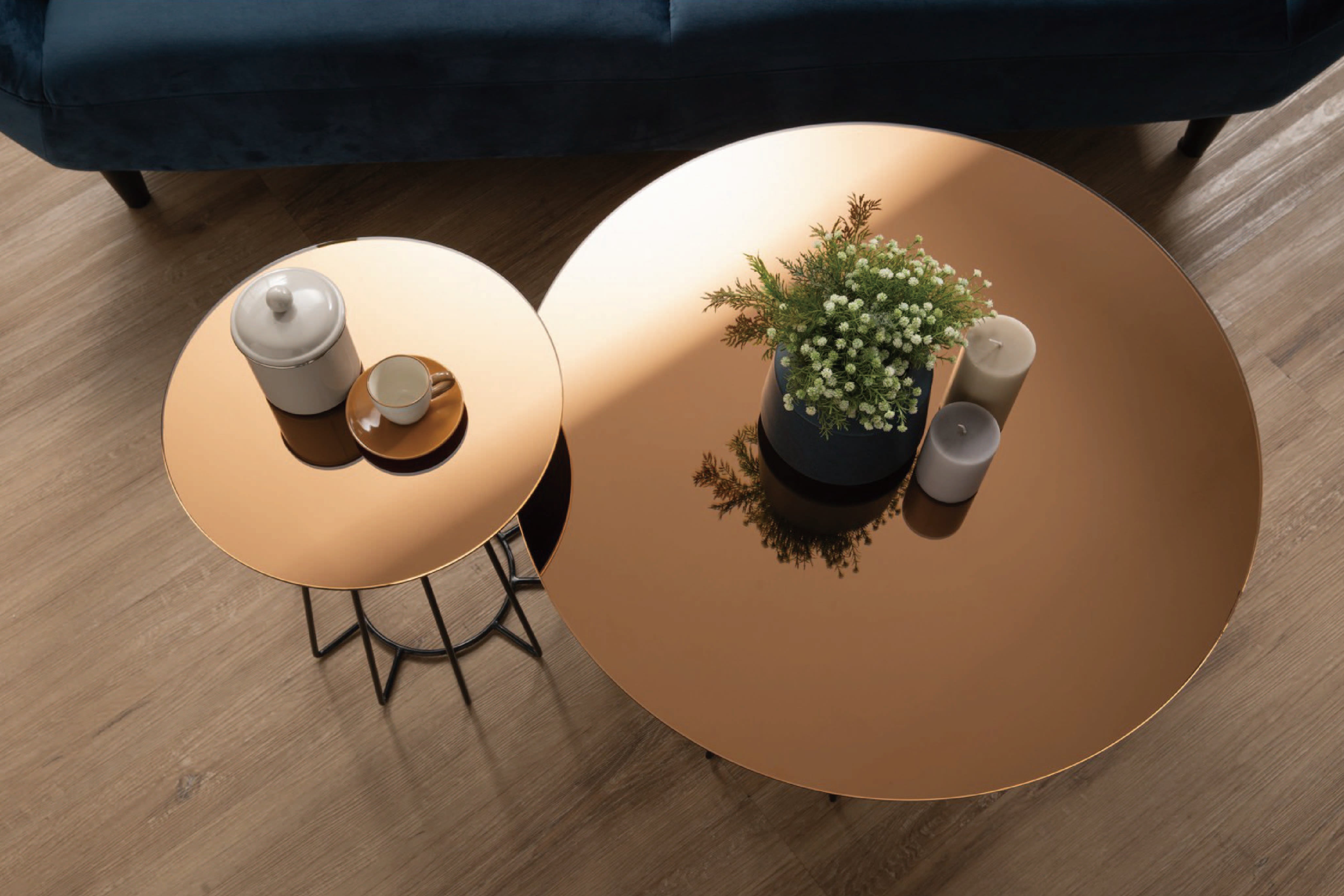 馬來西亞原裝進口實木傢俬 - LU系列 - CYRUS圓形茶几