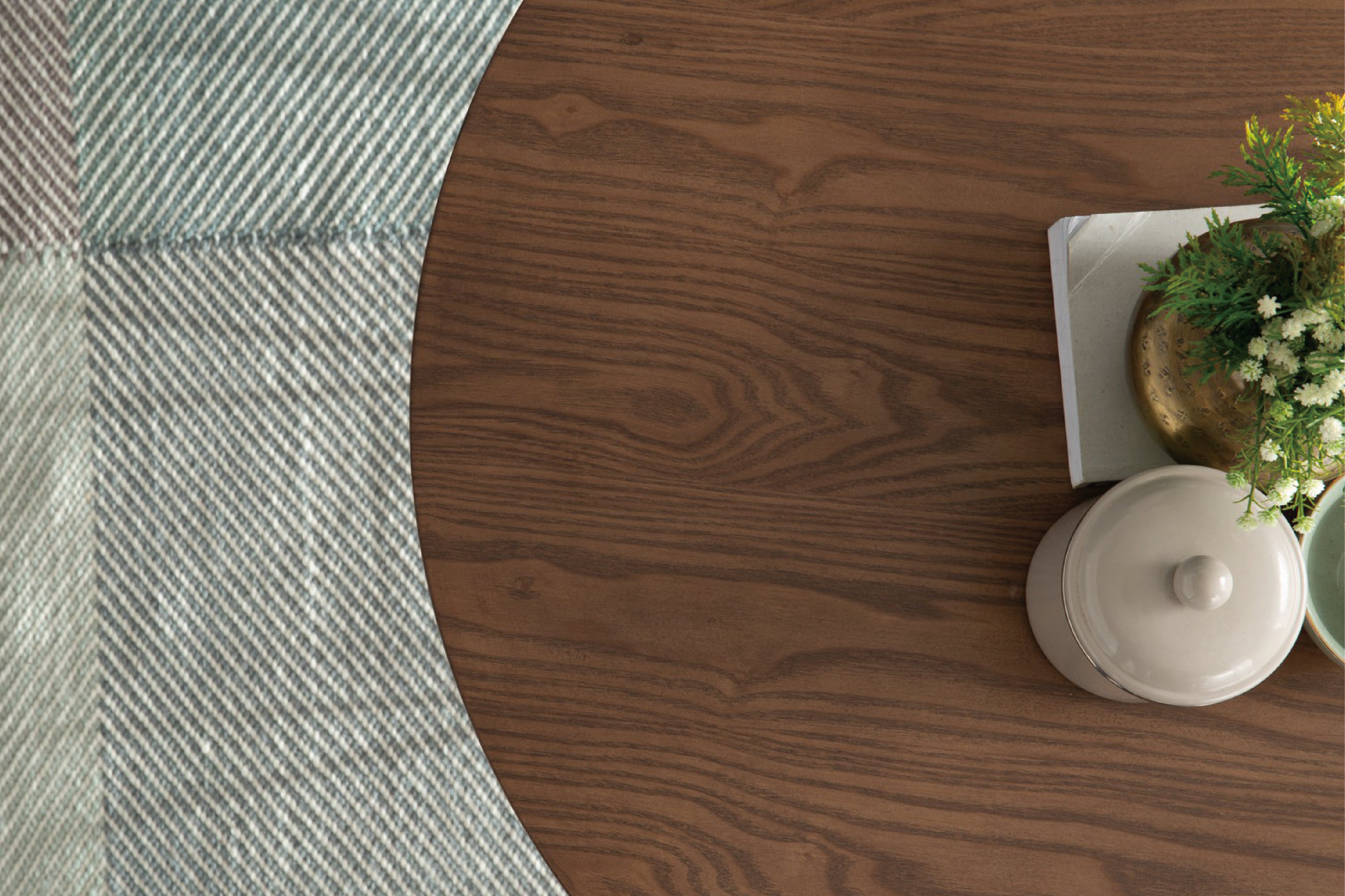 馬來西亞原裝進口實木傢俬 - NZ系列 - LOZENGE圓形茶几