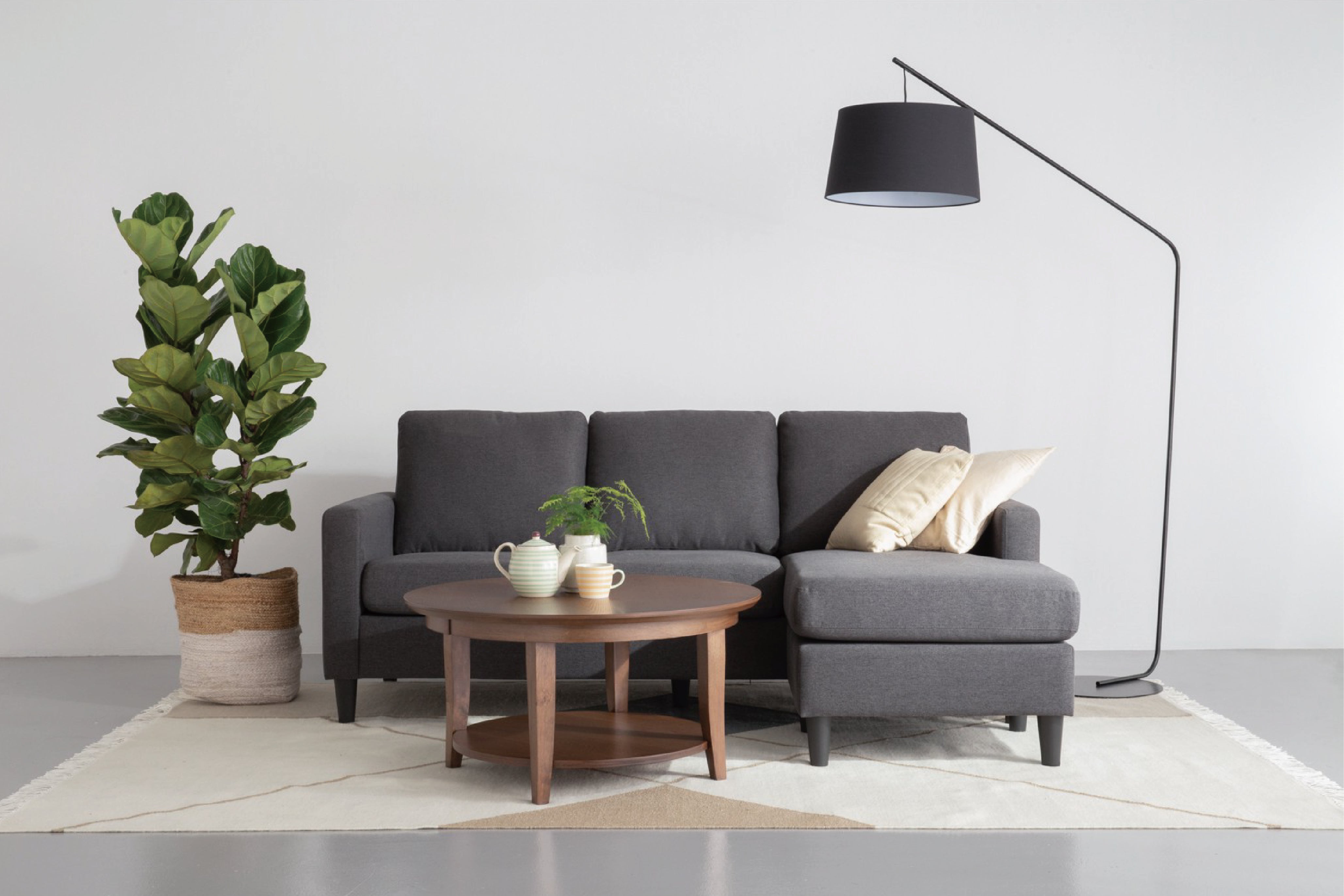 馬來西亞原裝進口實木傢俬 - NZ系列 - JACOBY圓形茶几