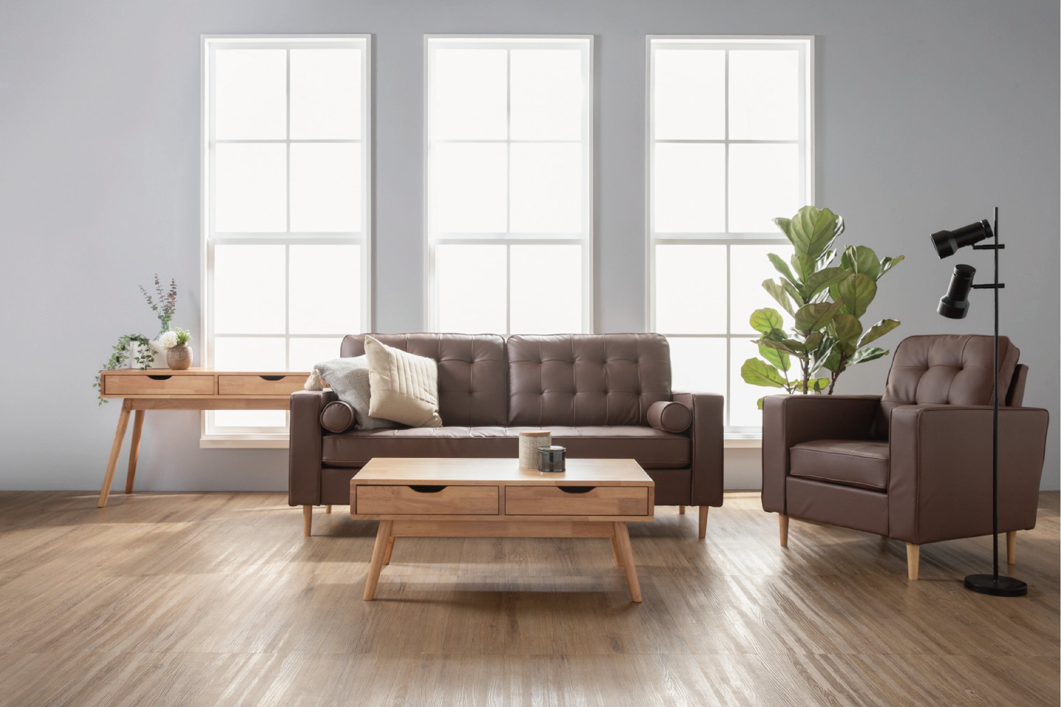 馬來西亞原裝進口實木傢俬 - NZ系列 - LAMAR茶几