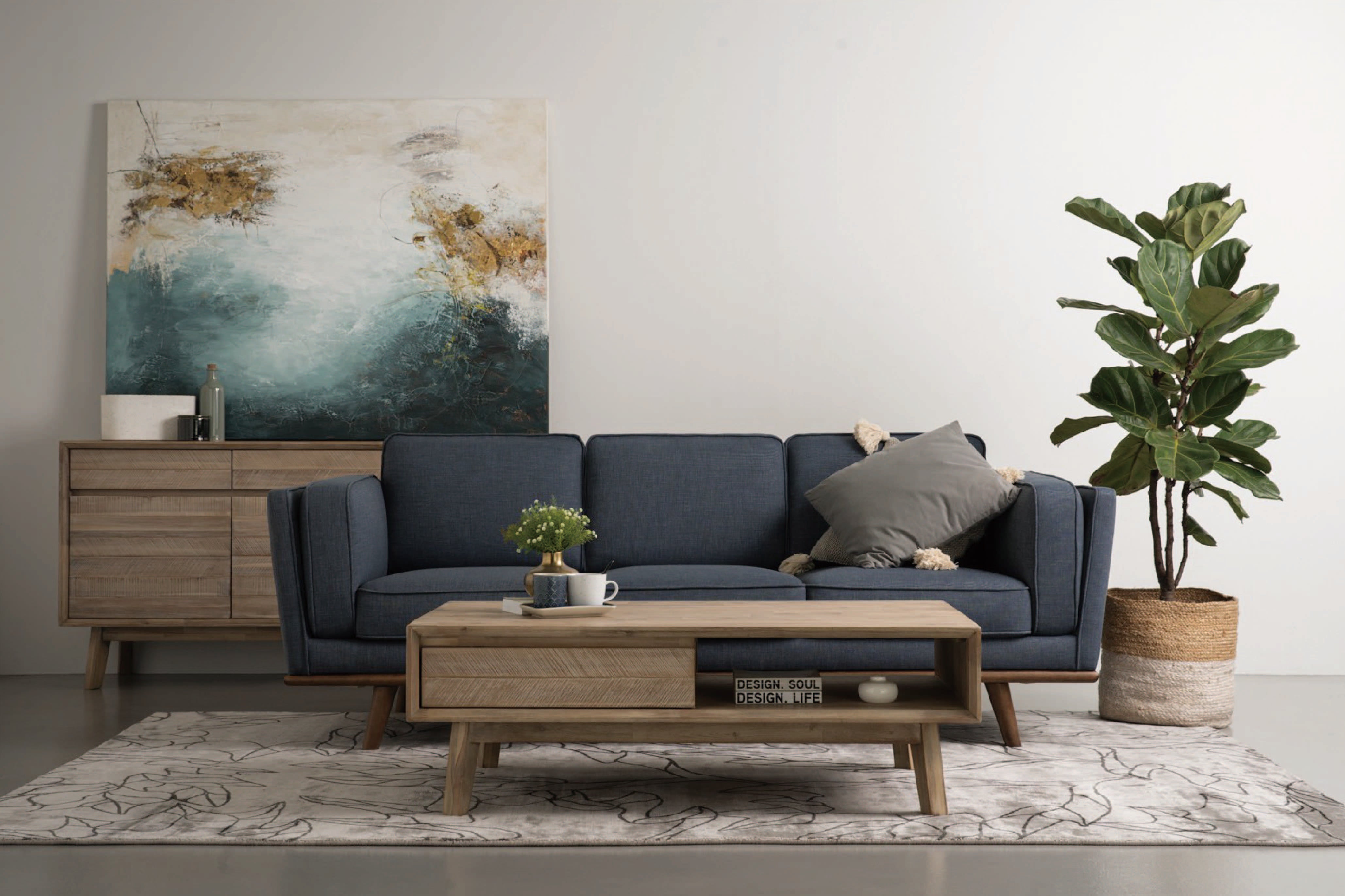 馬來西亞原裝進口實木傢俬 - F系列 - Millai米萊茶几