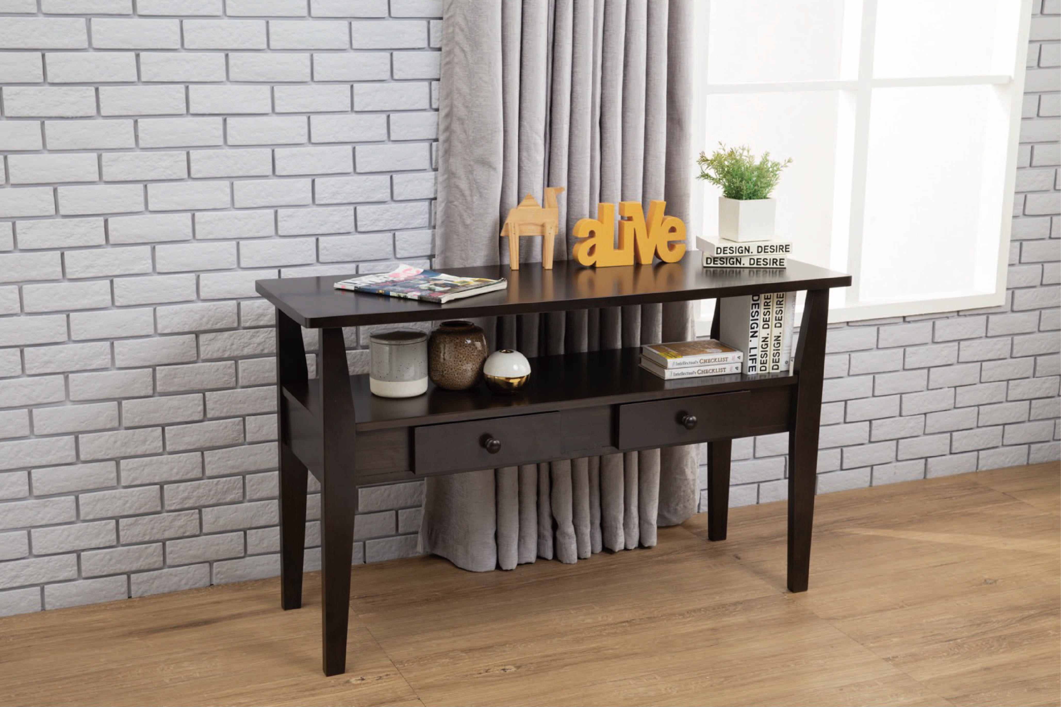 馬來西亞原裝進口實木傢俬 - NZ系列 - GASTON邊桌