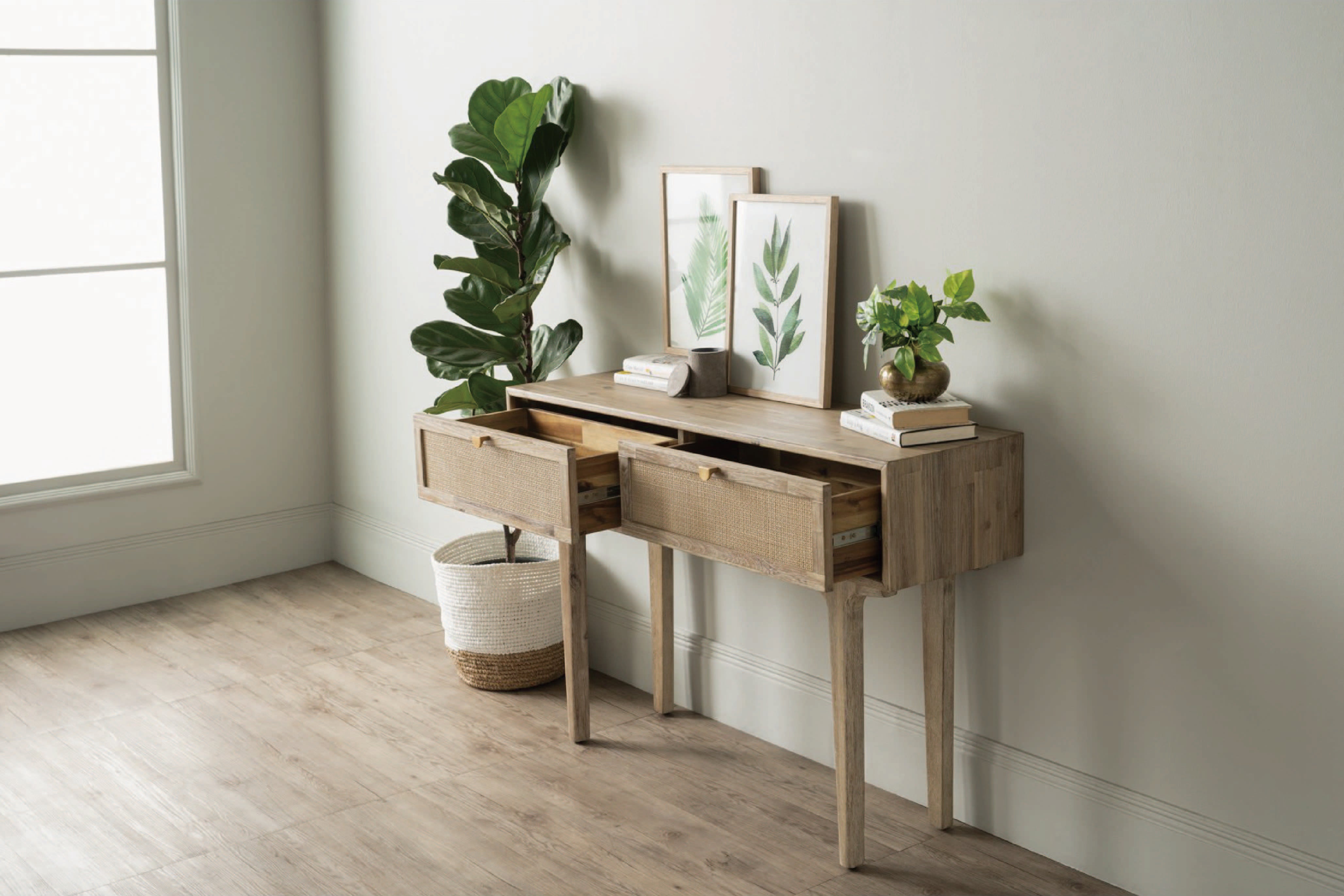 馬來西亞原裝進口實木傢俬 - F系列 - Barts巴特玄關桌