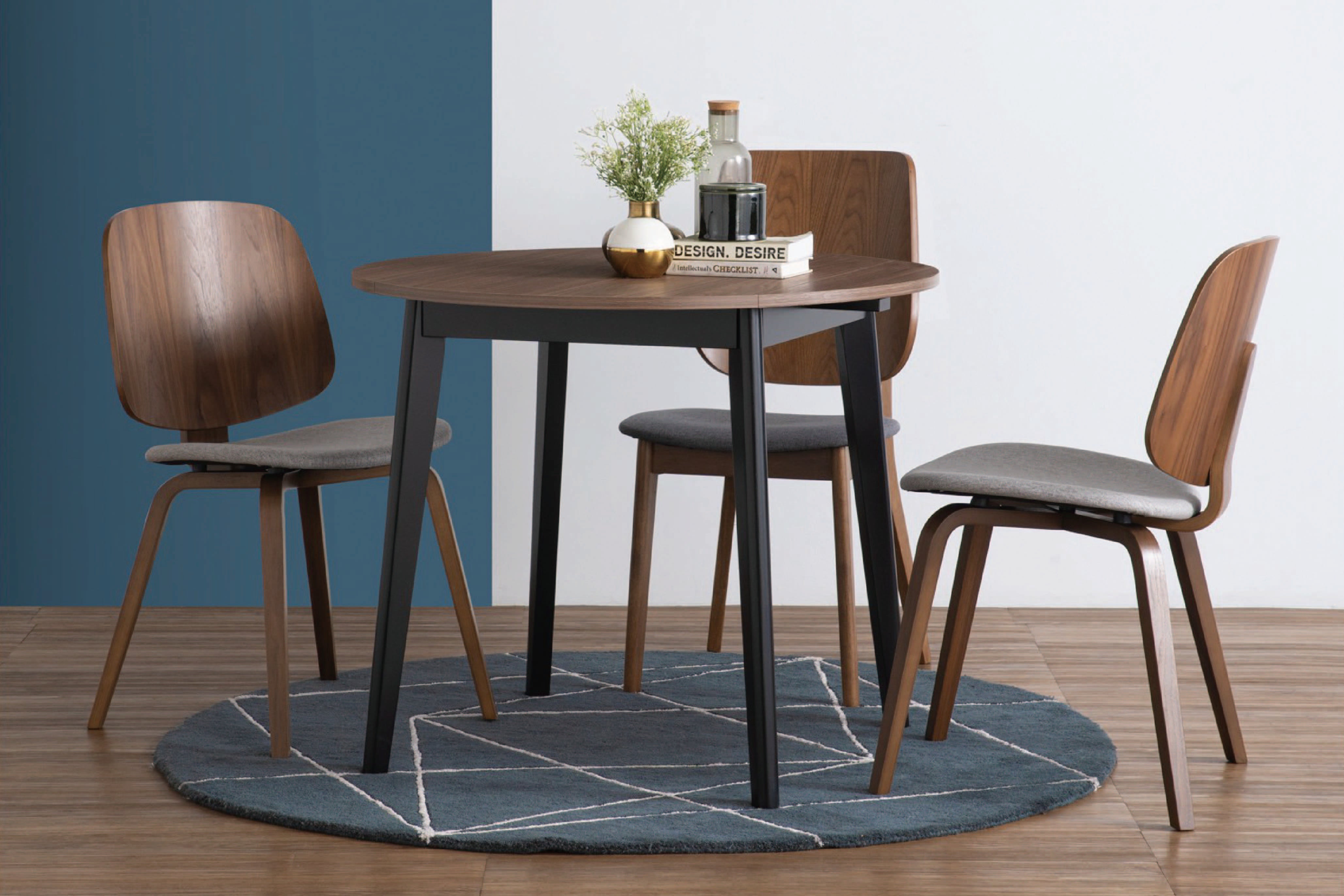 馬來西亞原裝進口實木傢俬 - NZ系列 - OVED延伸餐桌