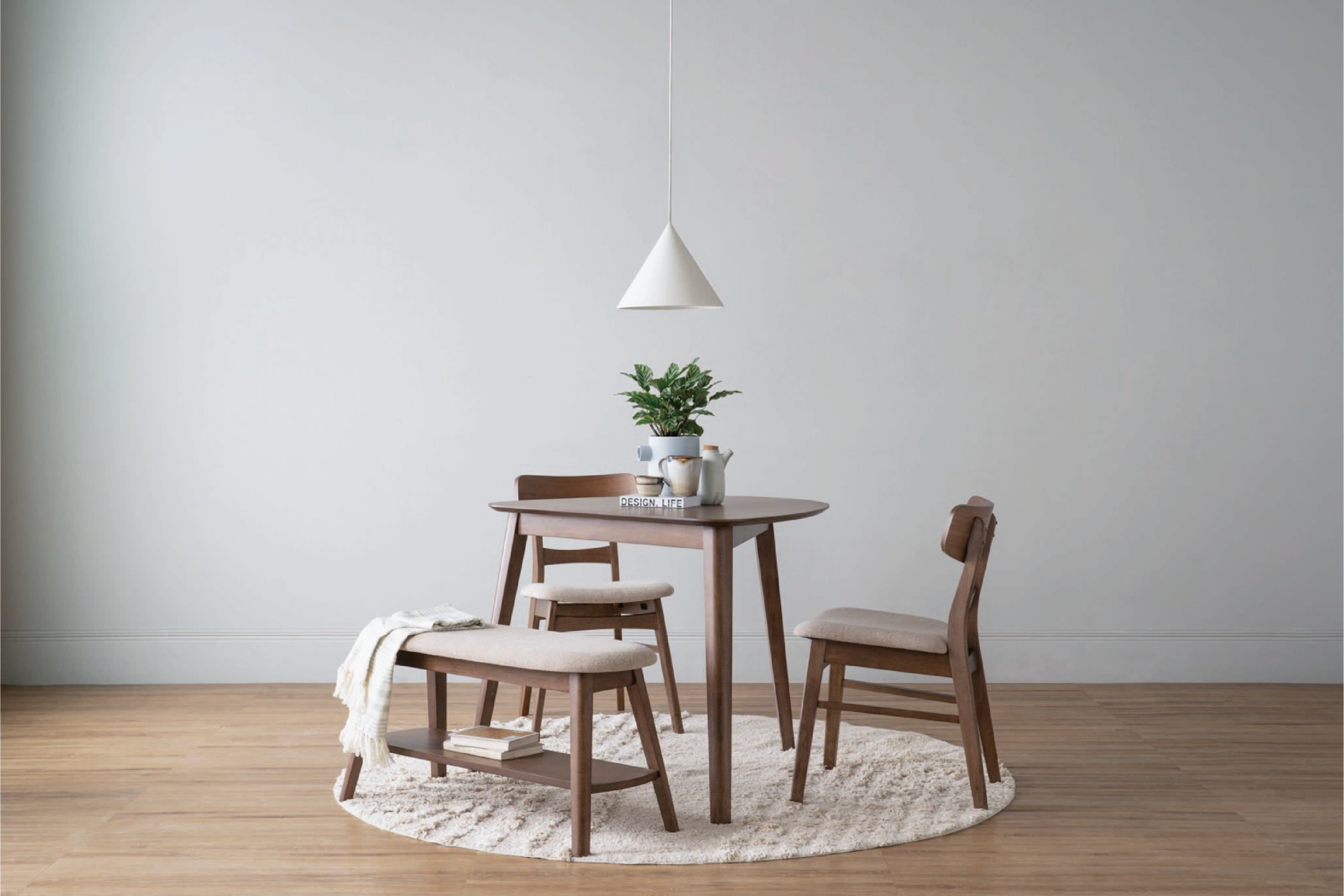 馬來西亞原裝進口實木傢俬 - LU系列 - KHASA餐桌