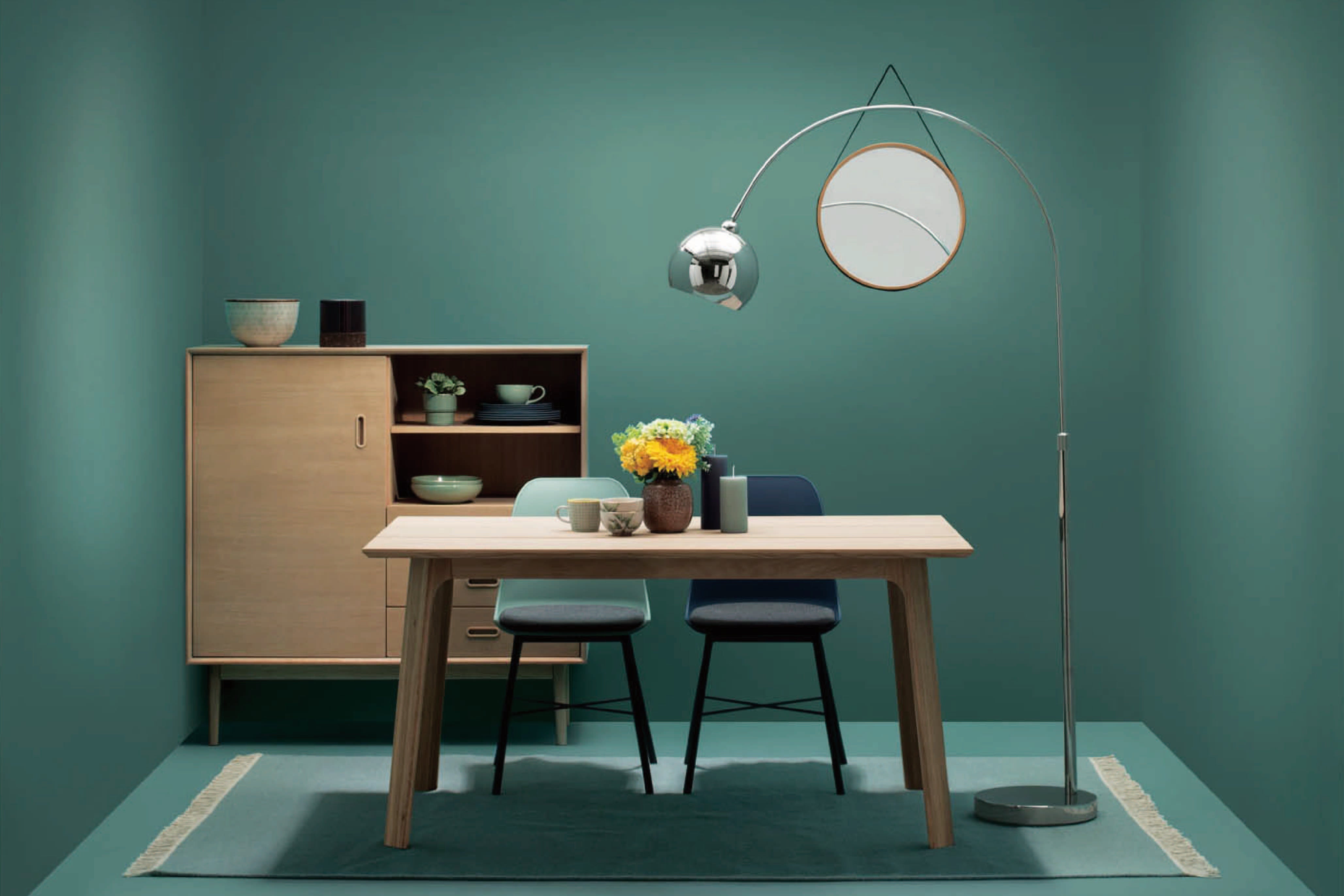 馬來西亞原裝進口實木傢俬 - LU系列 - NOUD單邊延伸餐桌