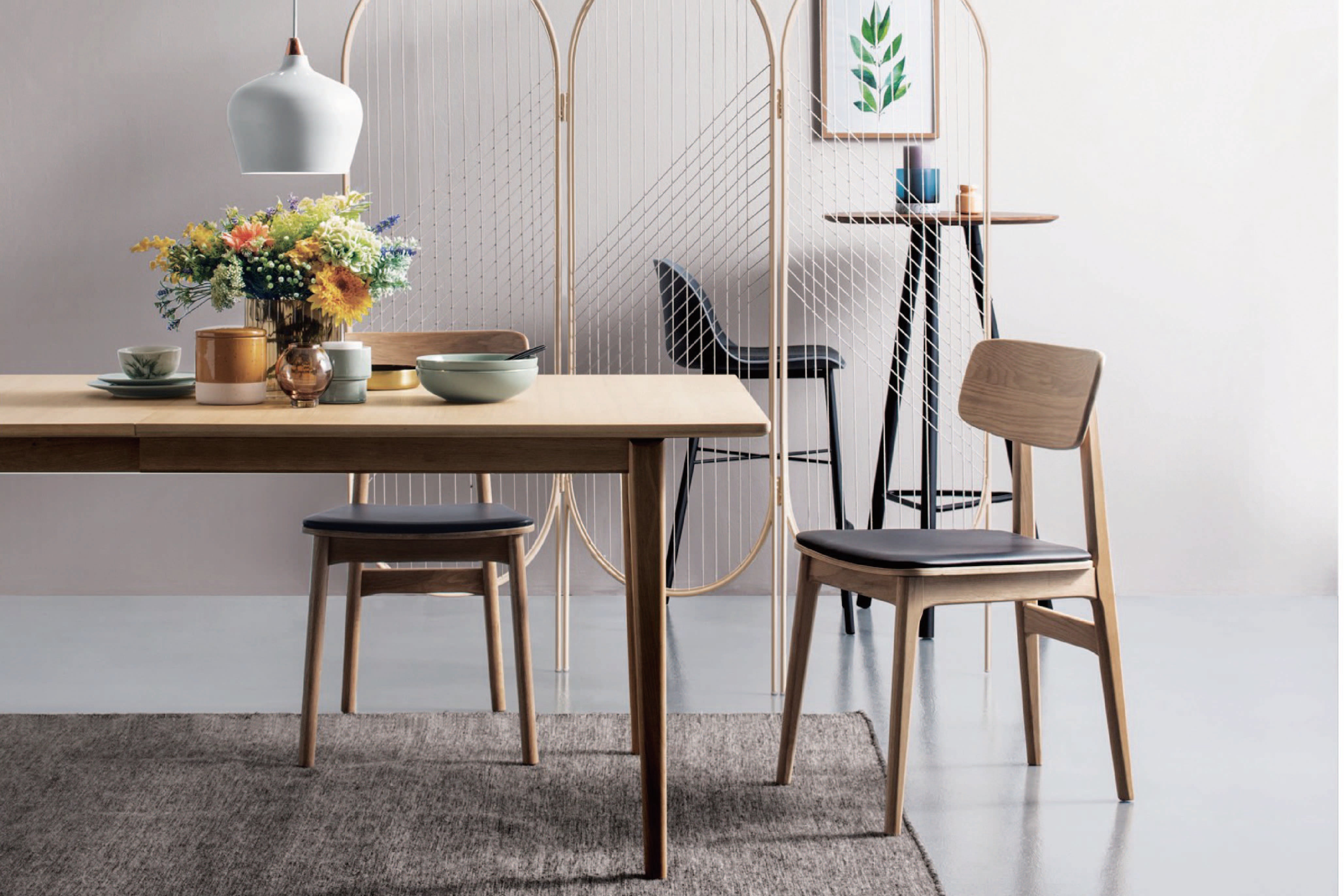 馬來西亞原裝進口實木傢俬 - LU系列 - HAMPTON 延伸餐桌