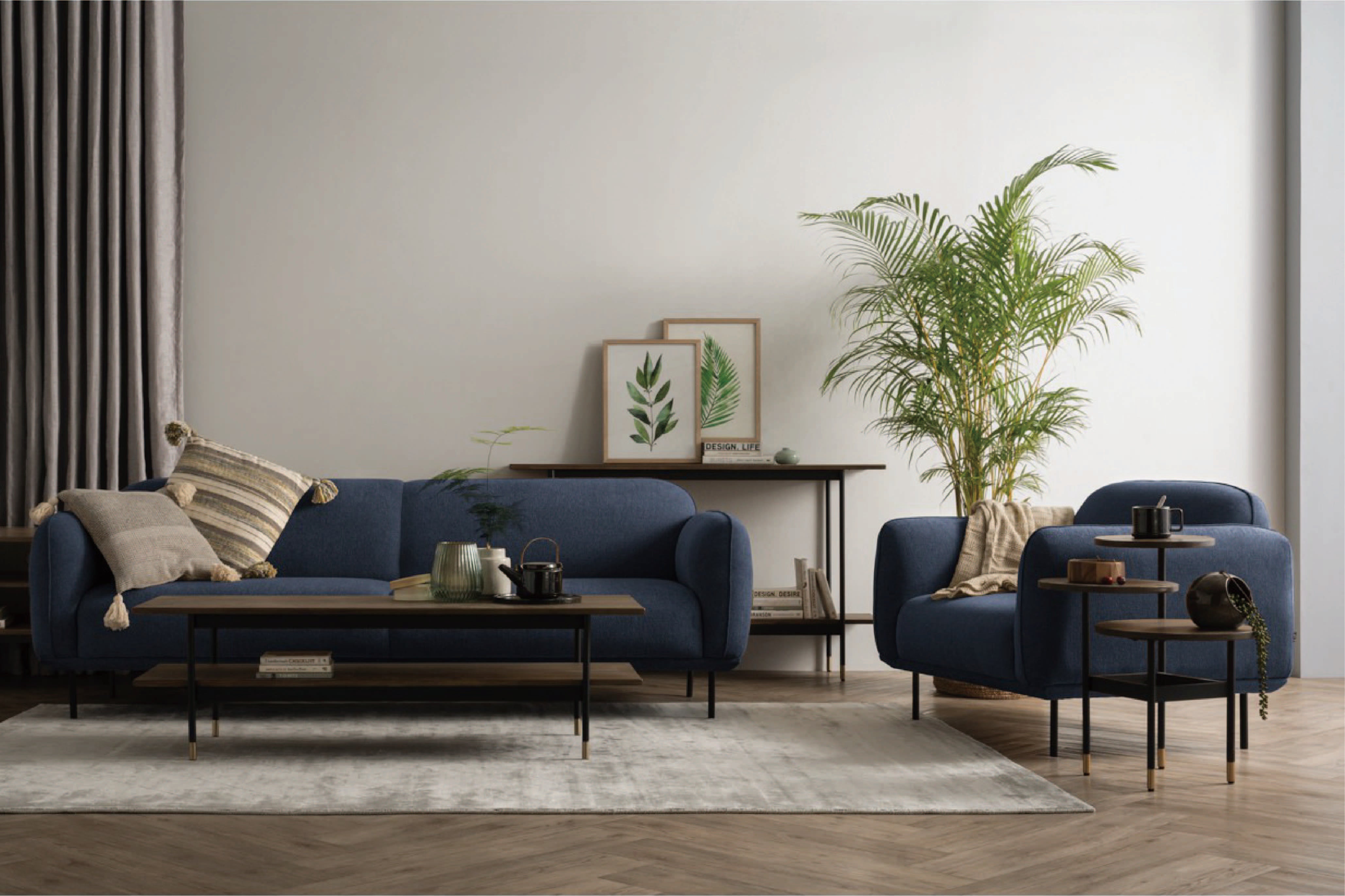 馬來西亞原裝進口實木傢俬 - F系列 - Bora波拉單人梳化