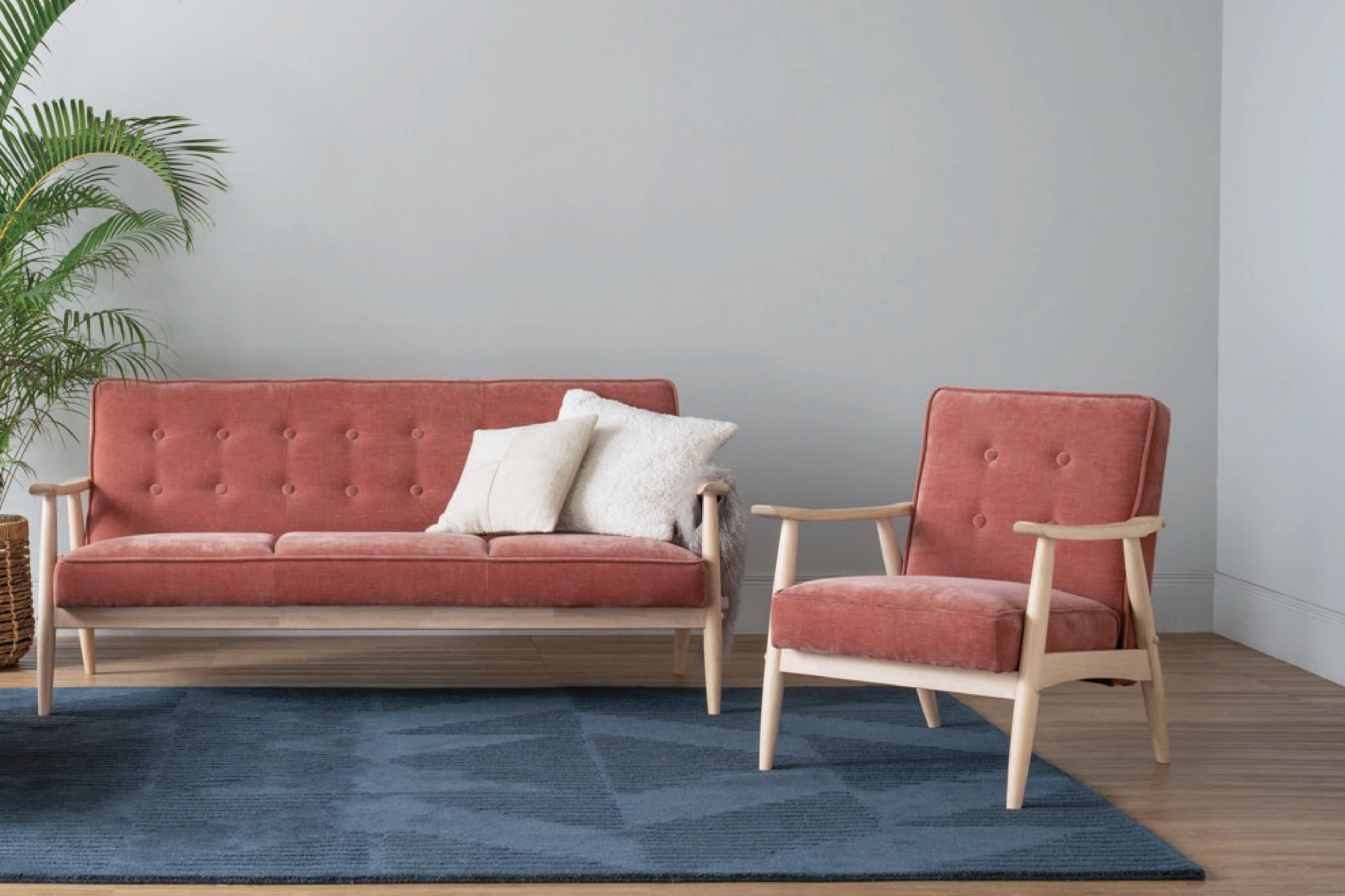 馬來西亞原裝進口實木傢俬 - LU系列 - BAJA單座位梳化