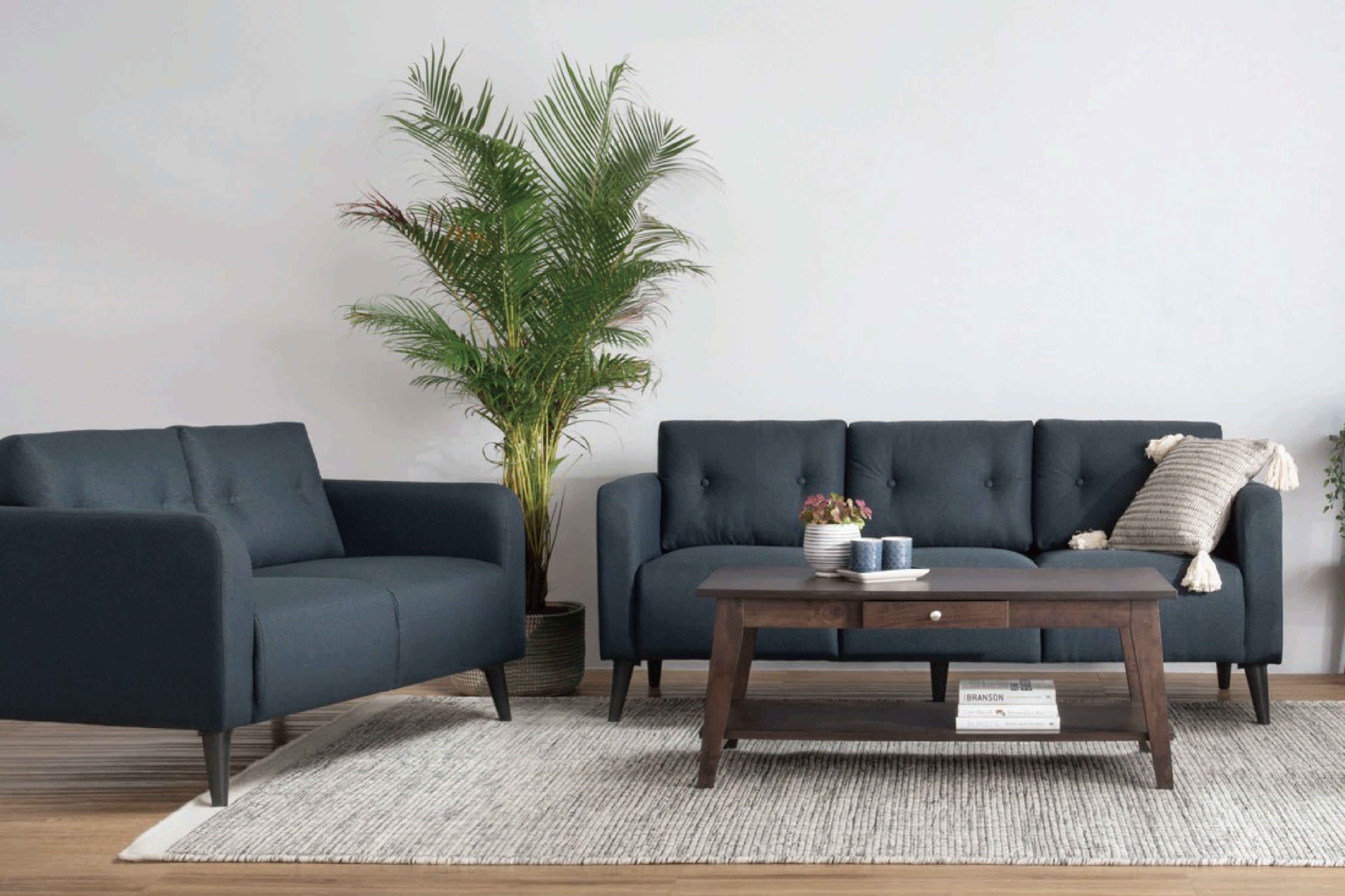 馬來西亞原裝進口實木傢俬 - NZ系列 - ALTO 兩座位梳化