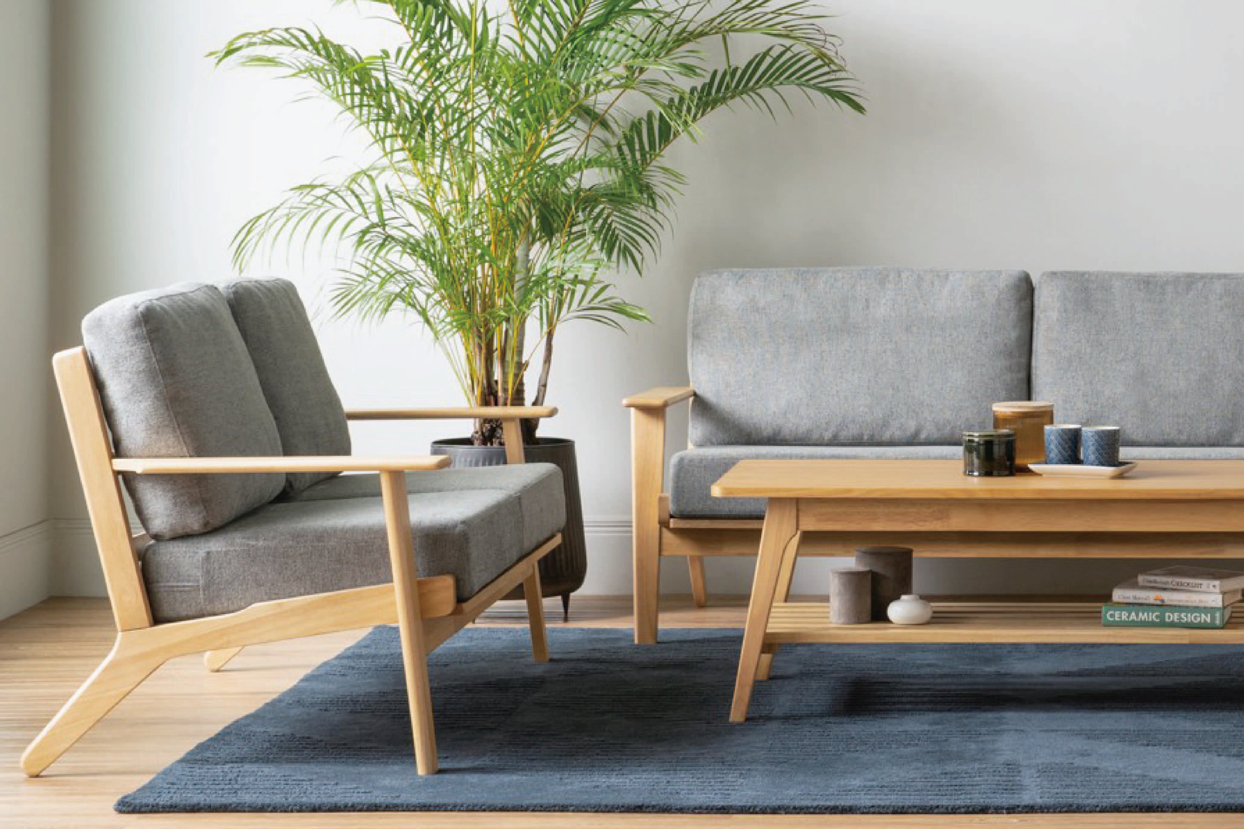 馬來西亞原裝進口實木傢俬 - LU系列 - ATIVA 雙座位梳化