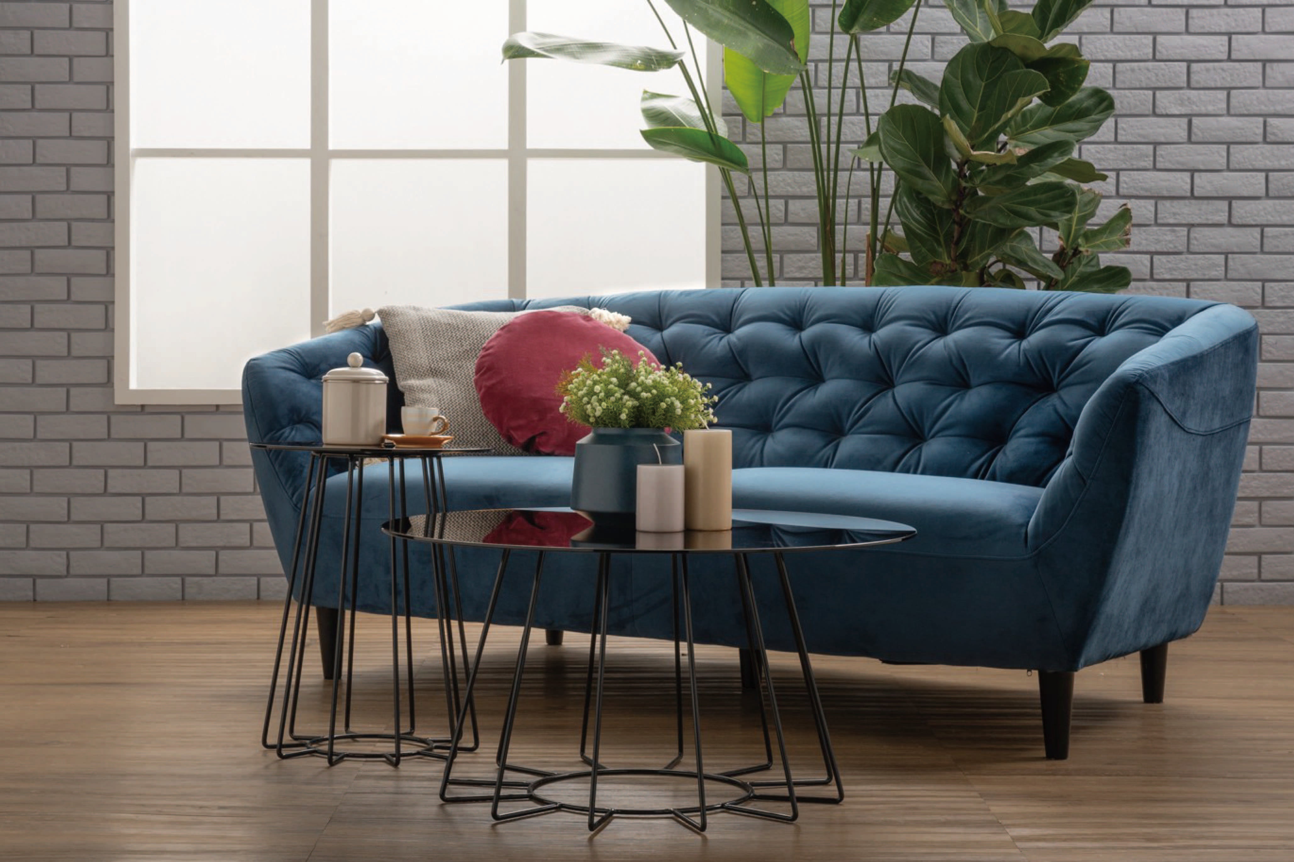 馬來西亞原裝進口實木傢俬 - LU系列 - HUAYRA三座位梳化