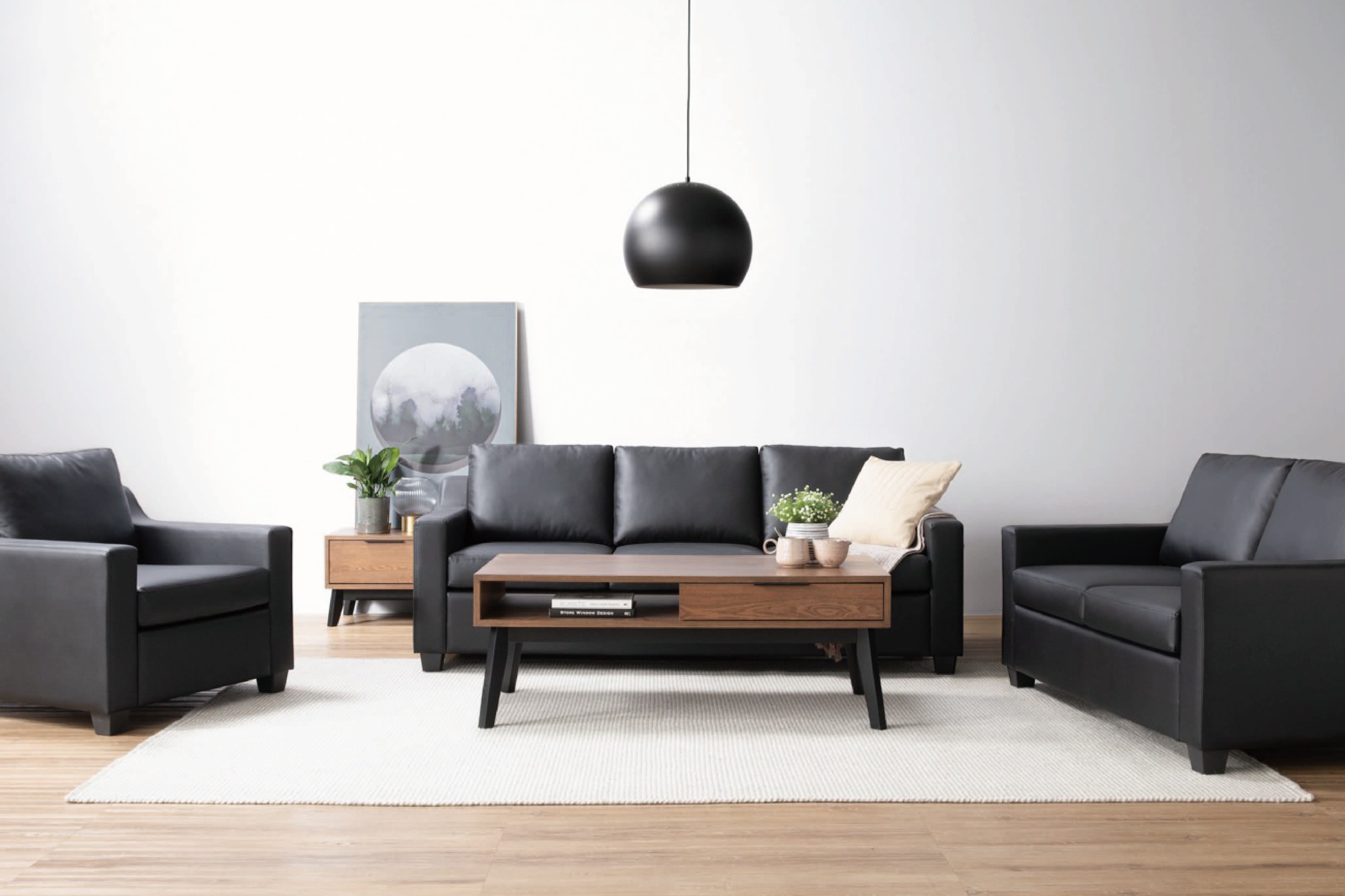 馬來西亞原裝進口實木傢俬 - NZ系列 - BALENO 三座位梳化