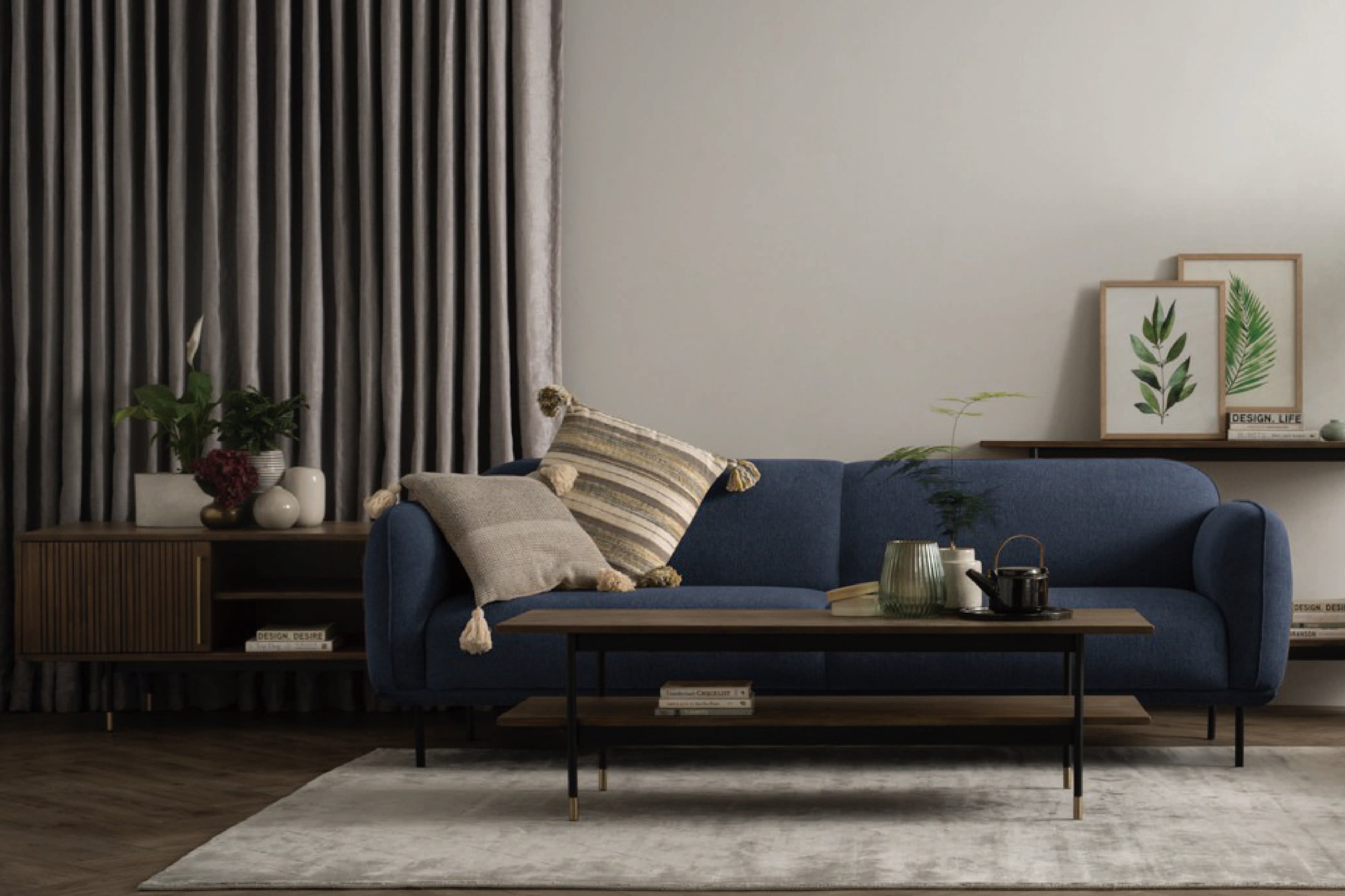 馬來西亞原裝進口實木傢俬 - F系列 - Bora波拉三座位梳化