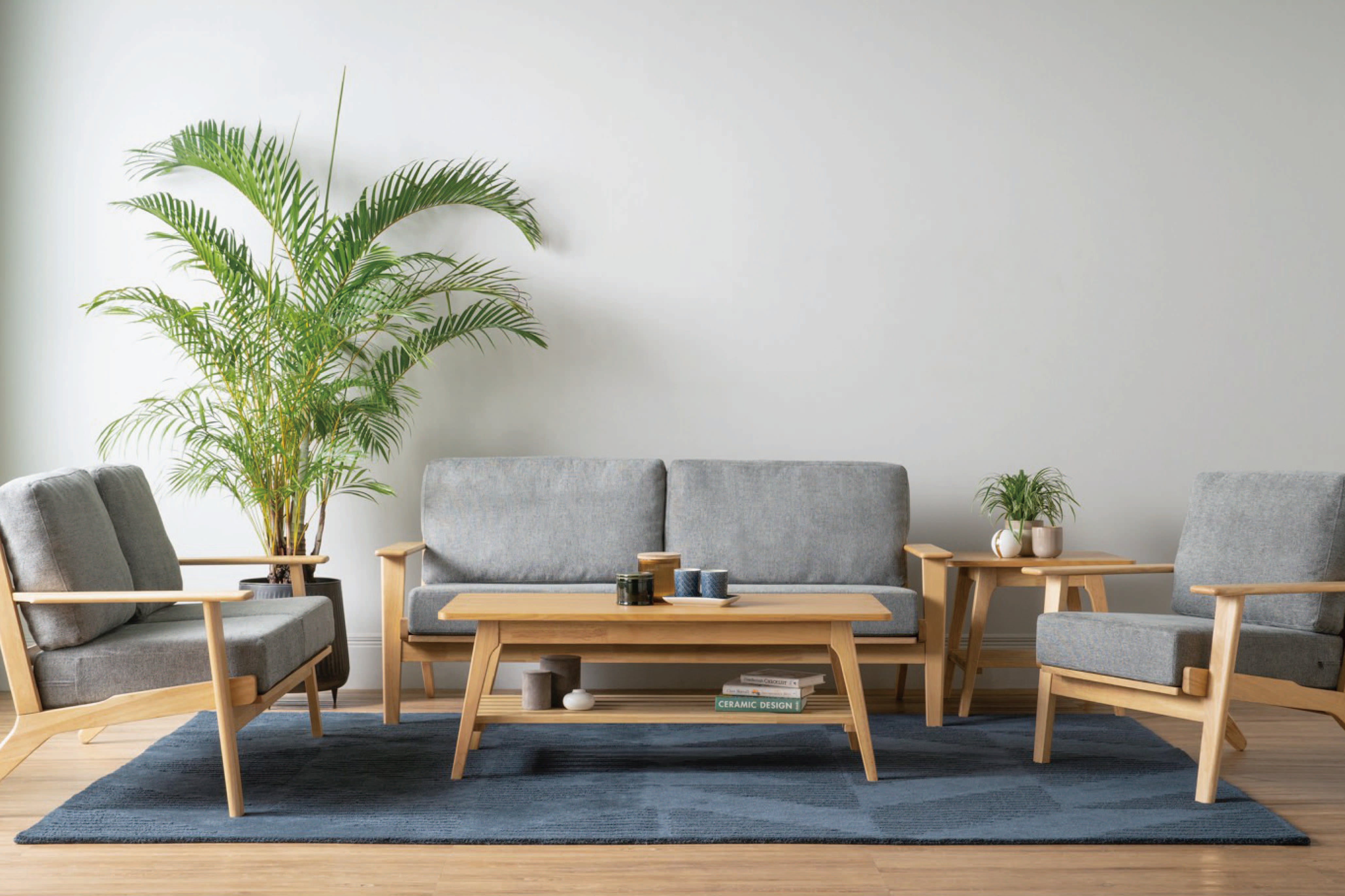 馬來西亞原裝進口實木傢俬 - LU系列 - ATIVA三座位梳化