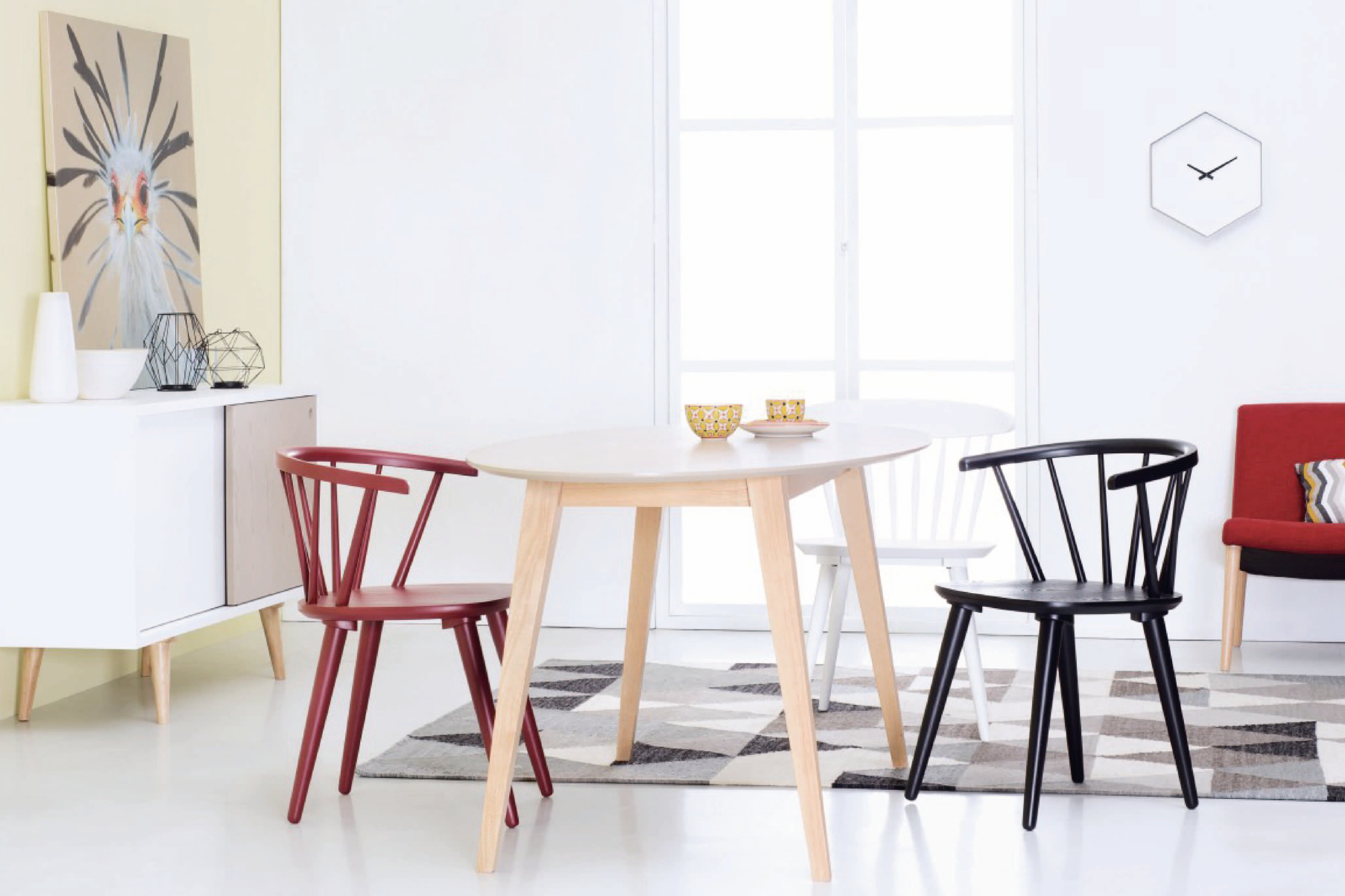 馬來西亞原裝進口實木傢俬 - NZ系列 - CALEY餐槣