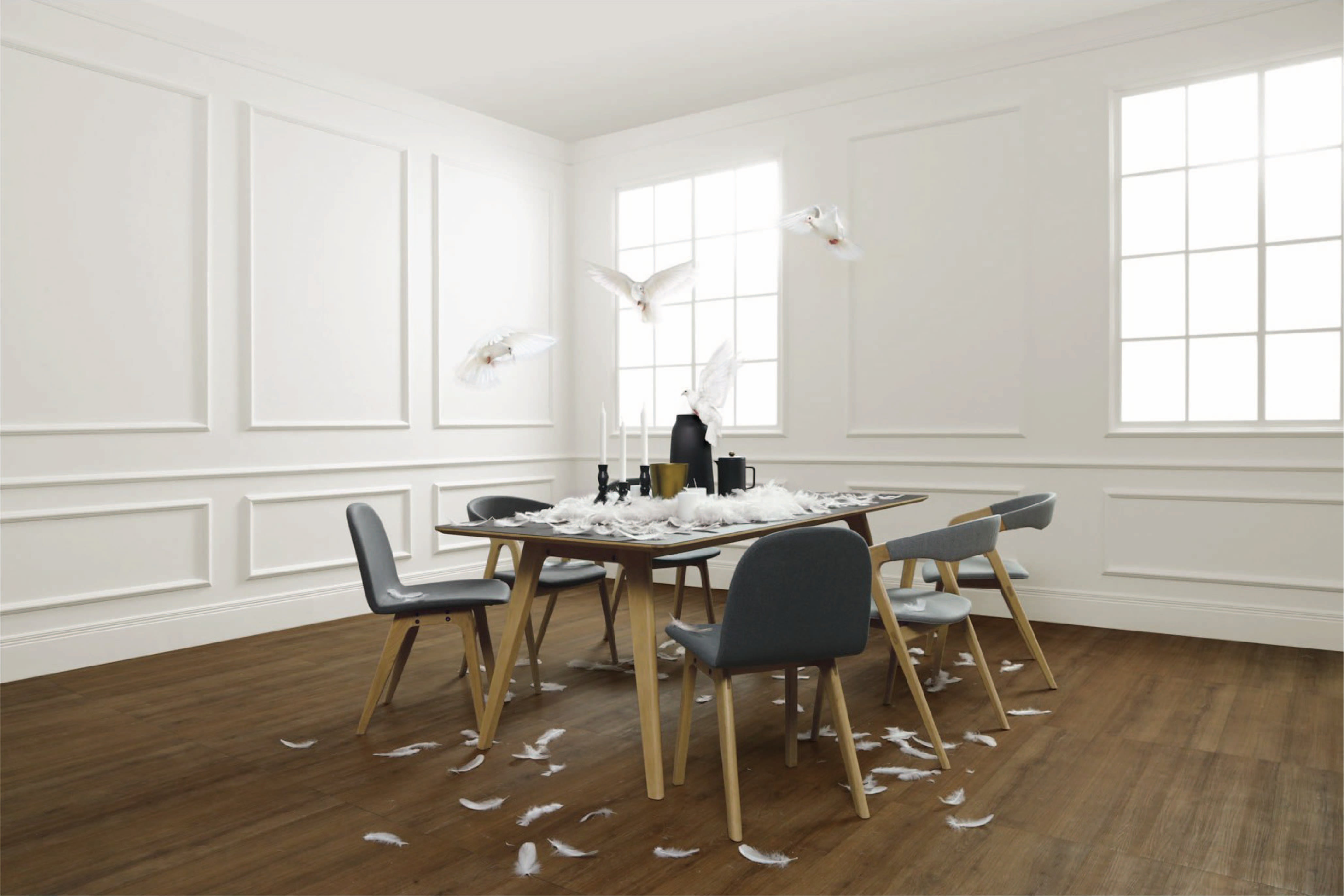 馬來西亞原裝進口實木傢俬 - NC系列 - ADERES餐椅