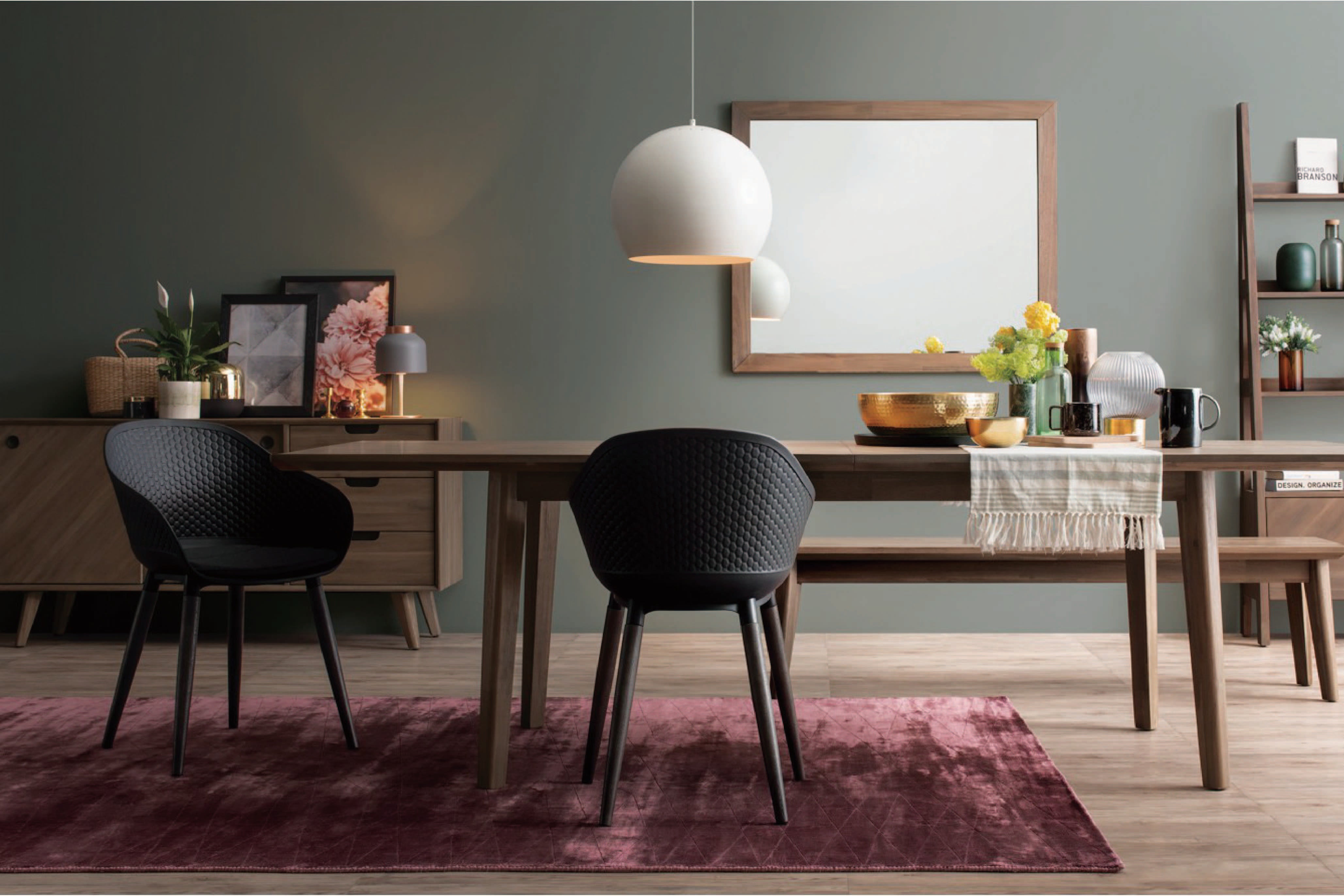 馬來西亞原裝進口實木傢俬 - F系列 - Houston休斯敦餐椅