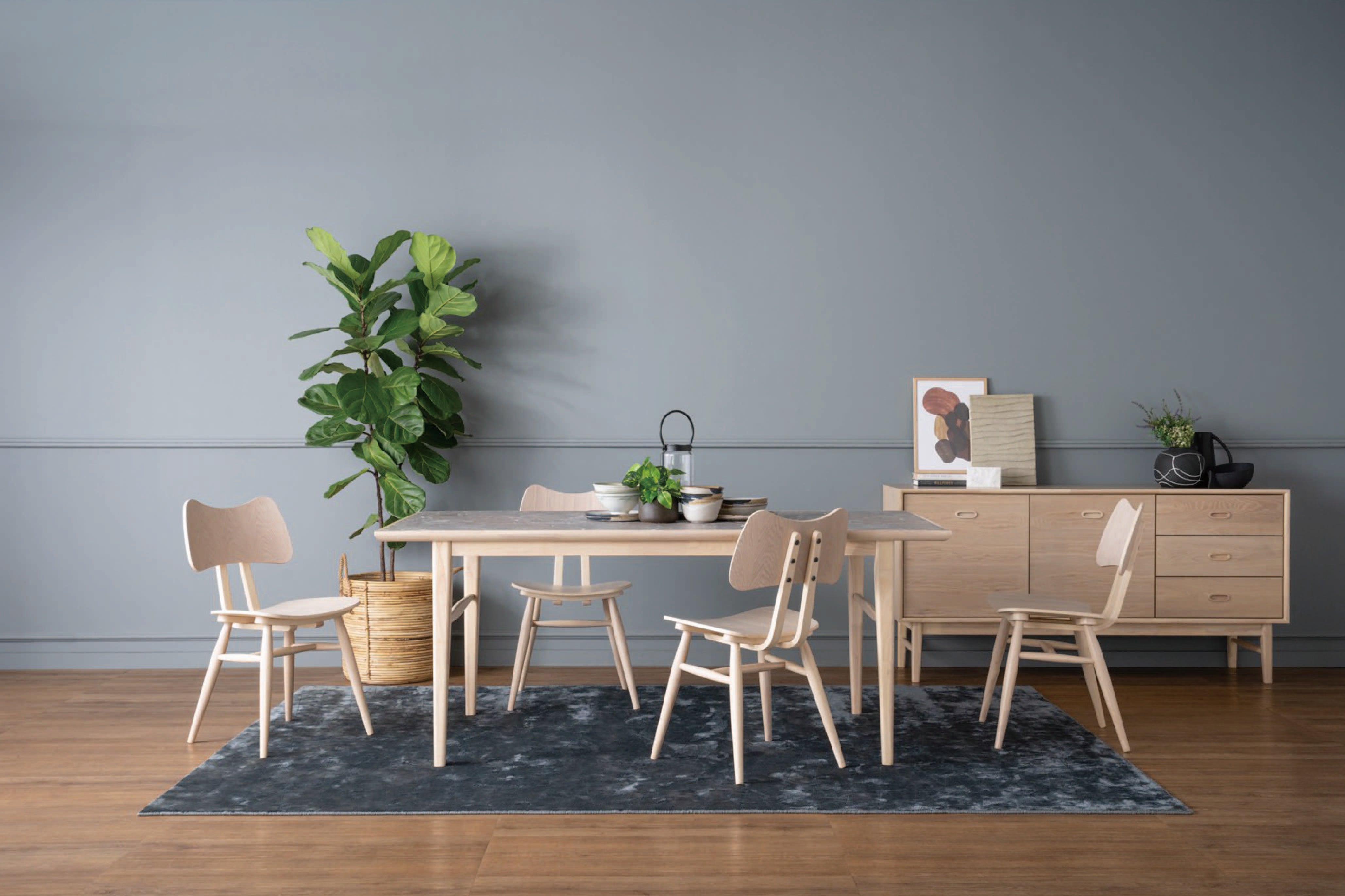 馬來西亞原裝進口實木傢俬 - LU系列 - FINA餐椅