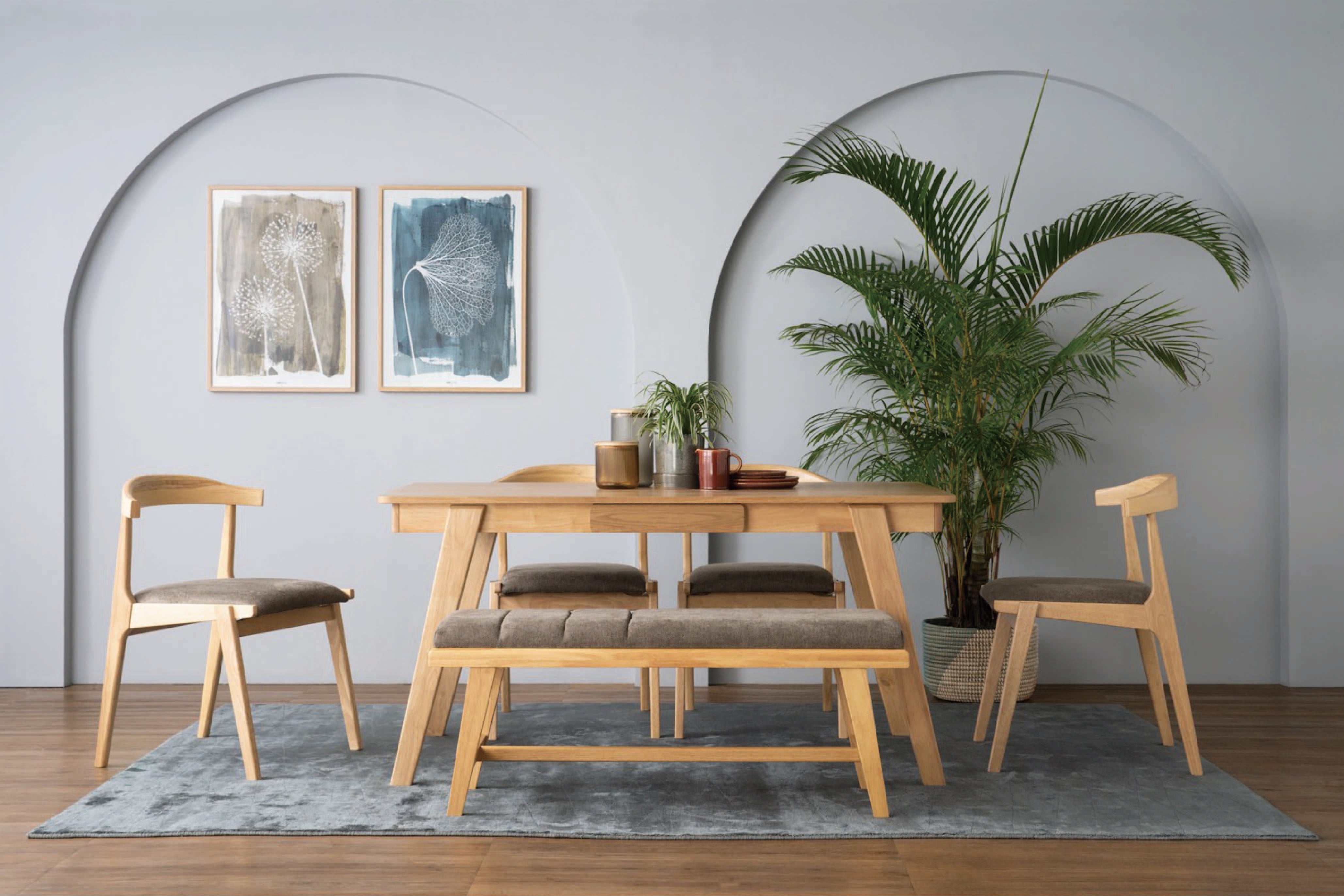 馬來西亞原裝進口實木傢俬 - LU系列 - RUFUS餐椅