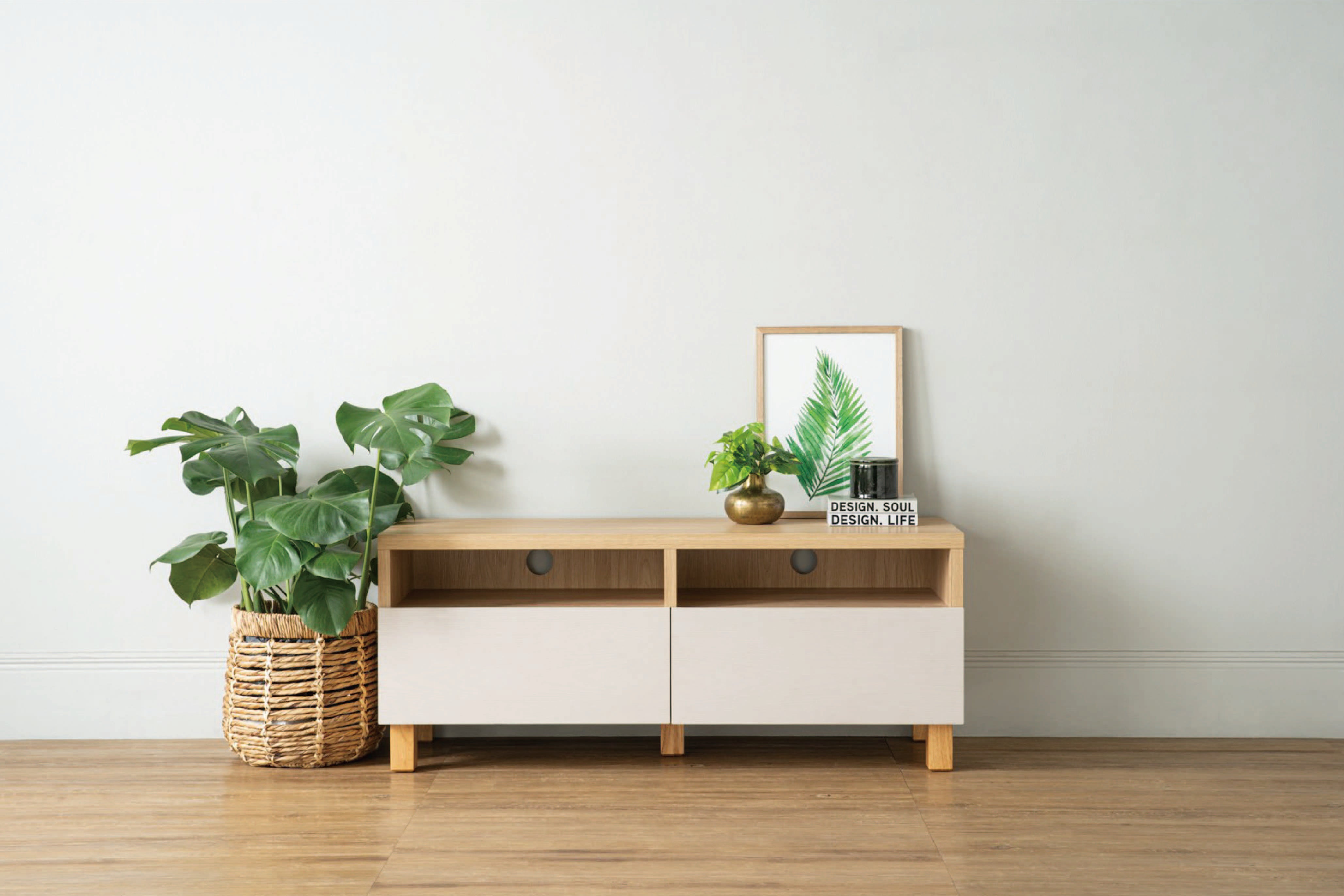 馬來西亞原裝進口實木傢俬 - NZ系列 - GORDY 1.18米電視櫃