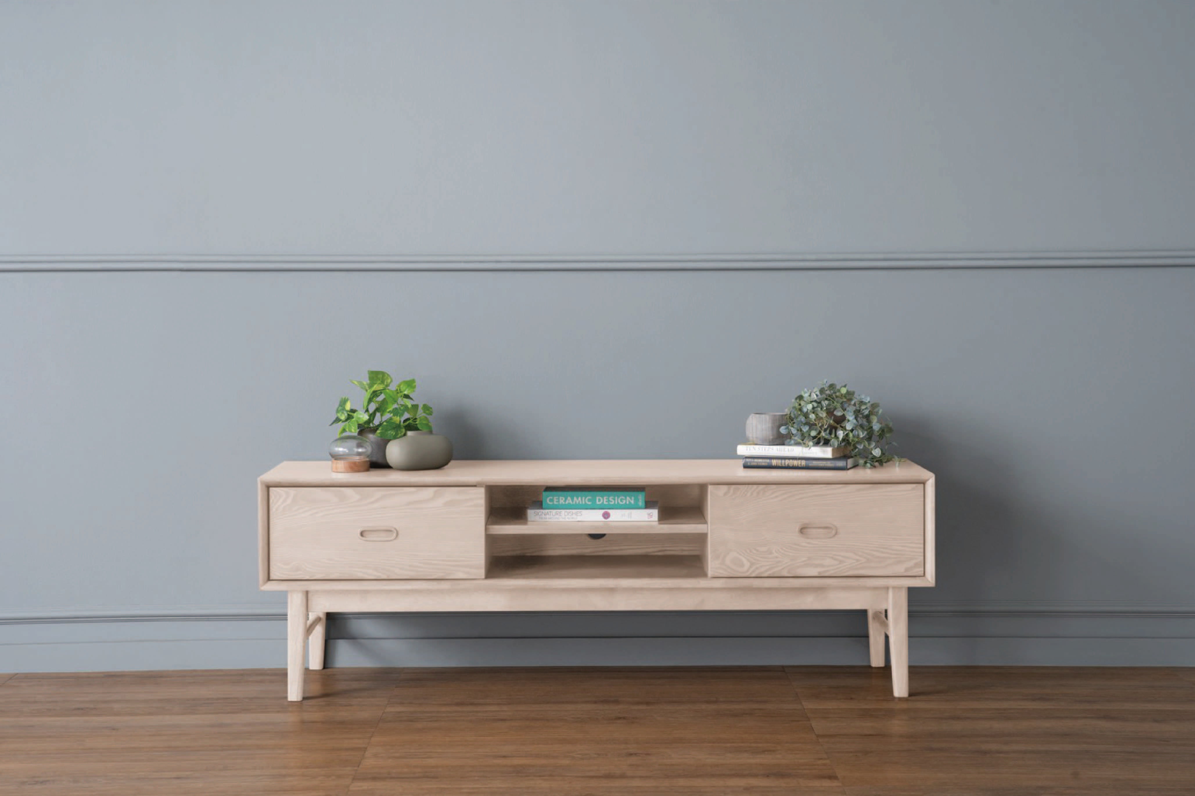 馬來西亞原裝進口實木傢俬 - LU系列 - HAYTON 1.5米電視櫃