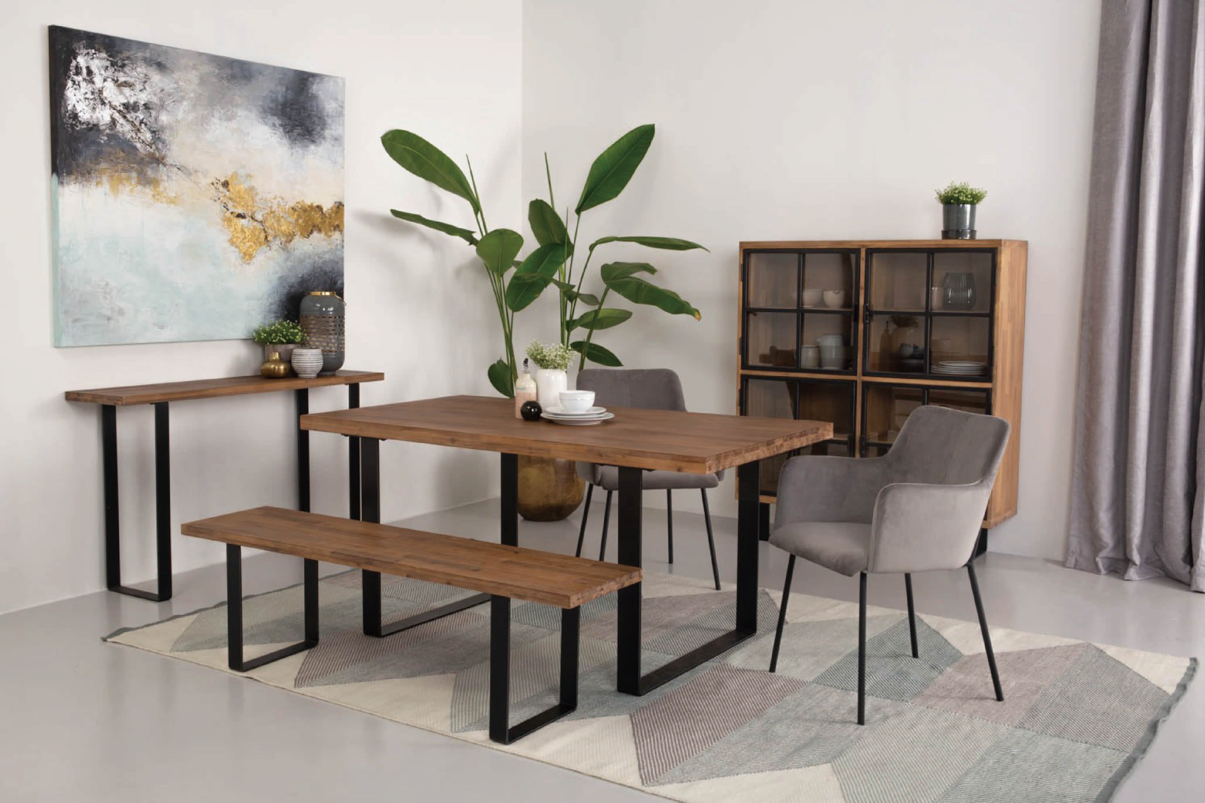 馬來西亞原裝進口實木傢俬 - F系列 - Birghton布萊頓高身儲物組合櫃