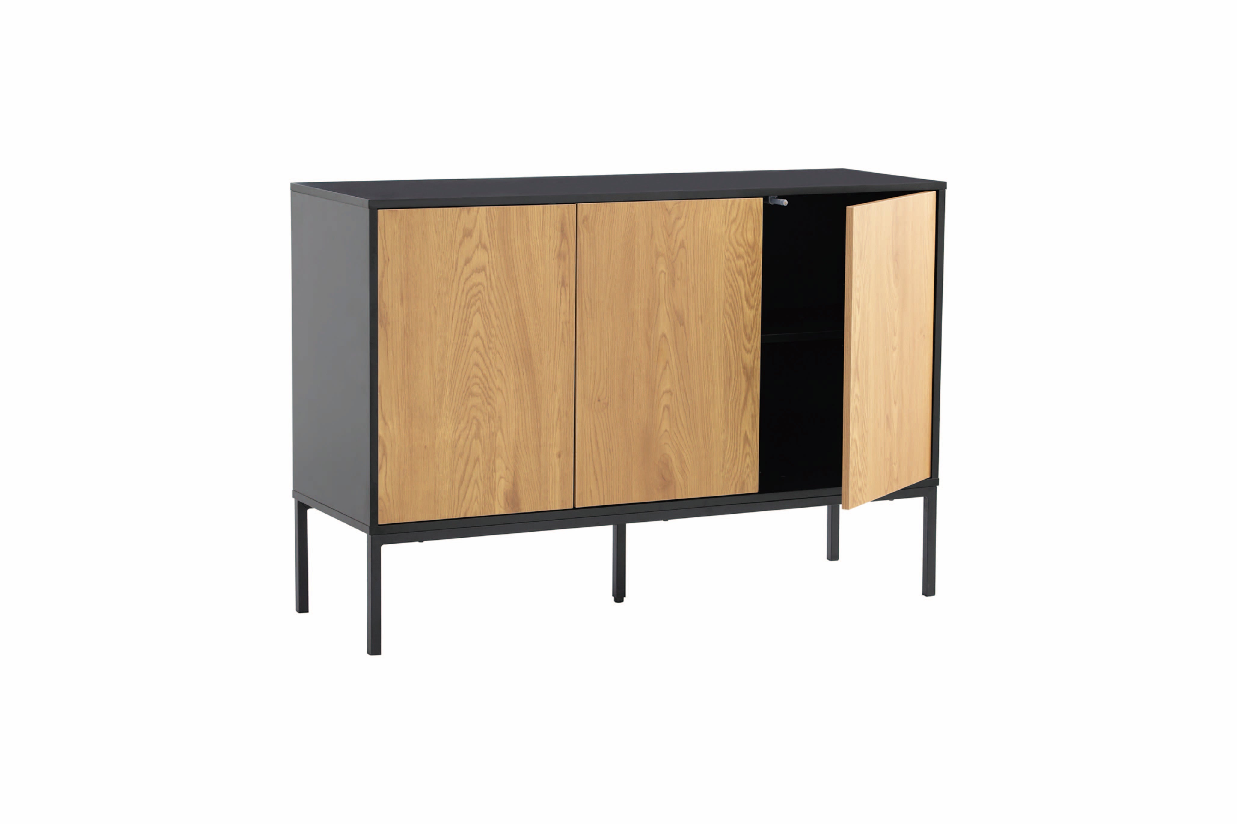 馬來西亞原裝進口實木傢俬 - LU系列 - SLIGO 1.2米三門儲物邊櫃