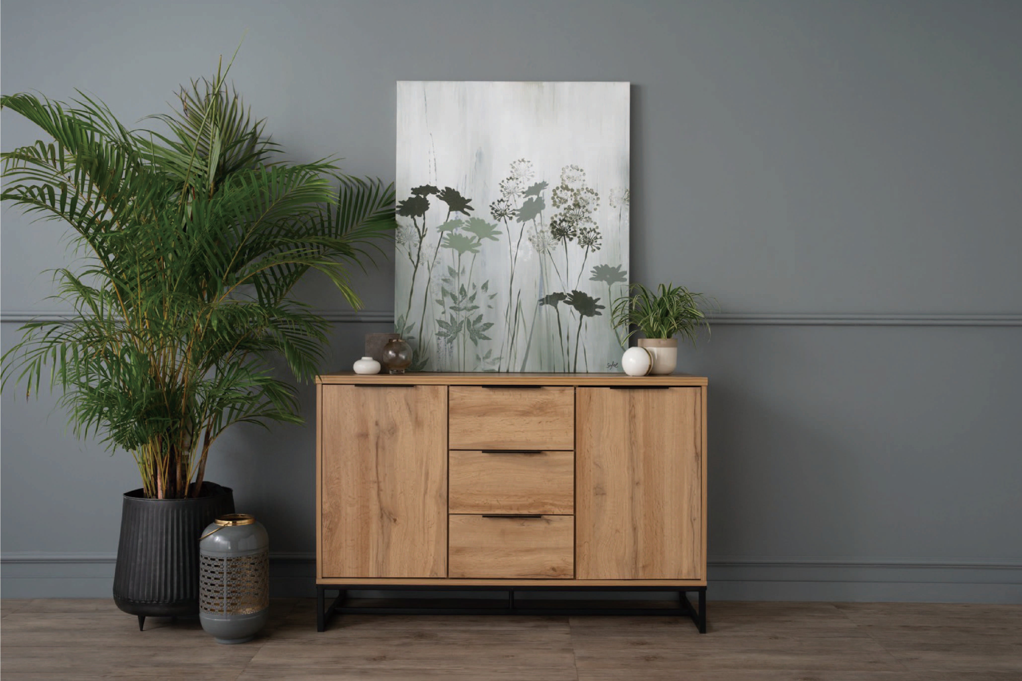 馬來西亞原裝進口實木傢俬 - LU系列 - WALDO 1.2米儲物邊櫃