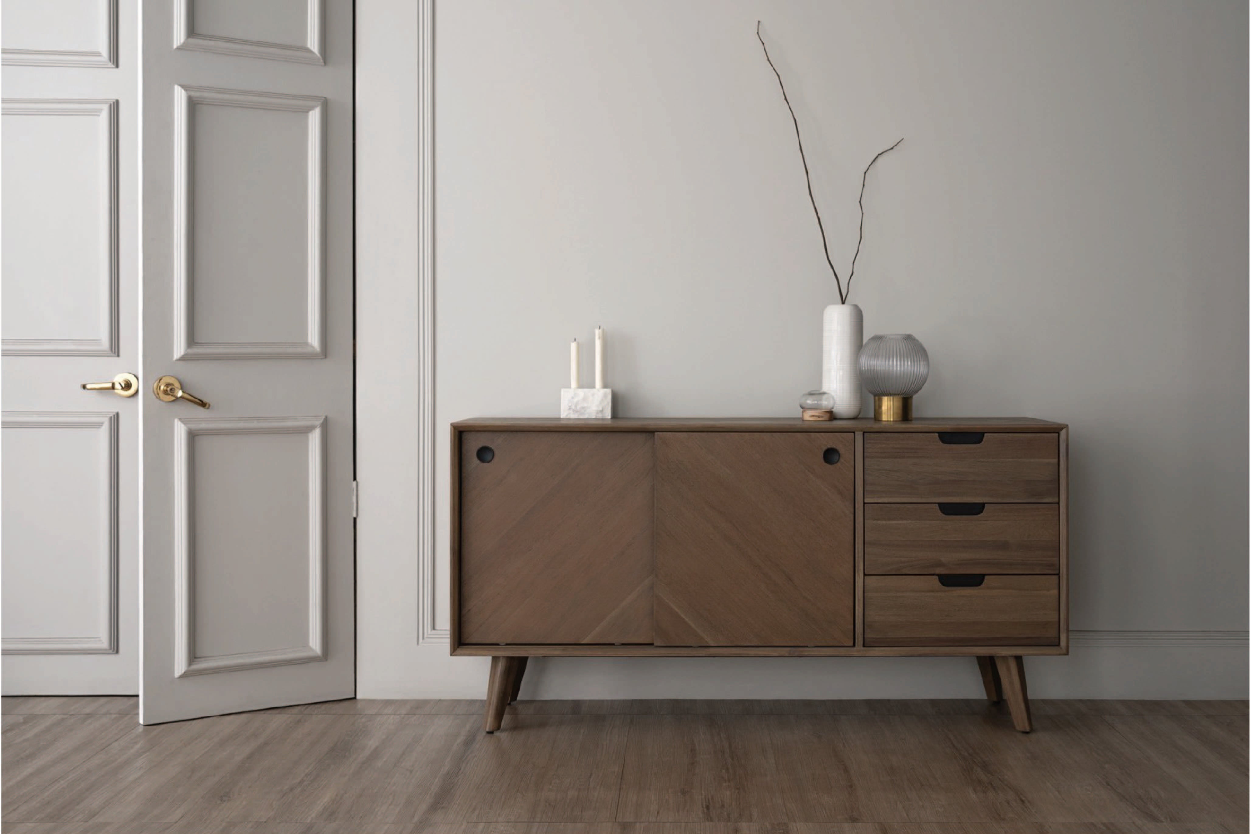 馬來西亞原裝進口實木傢俬 - F系列 - Neo尼奧邊櫃 (1.6米)