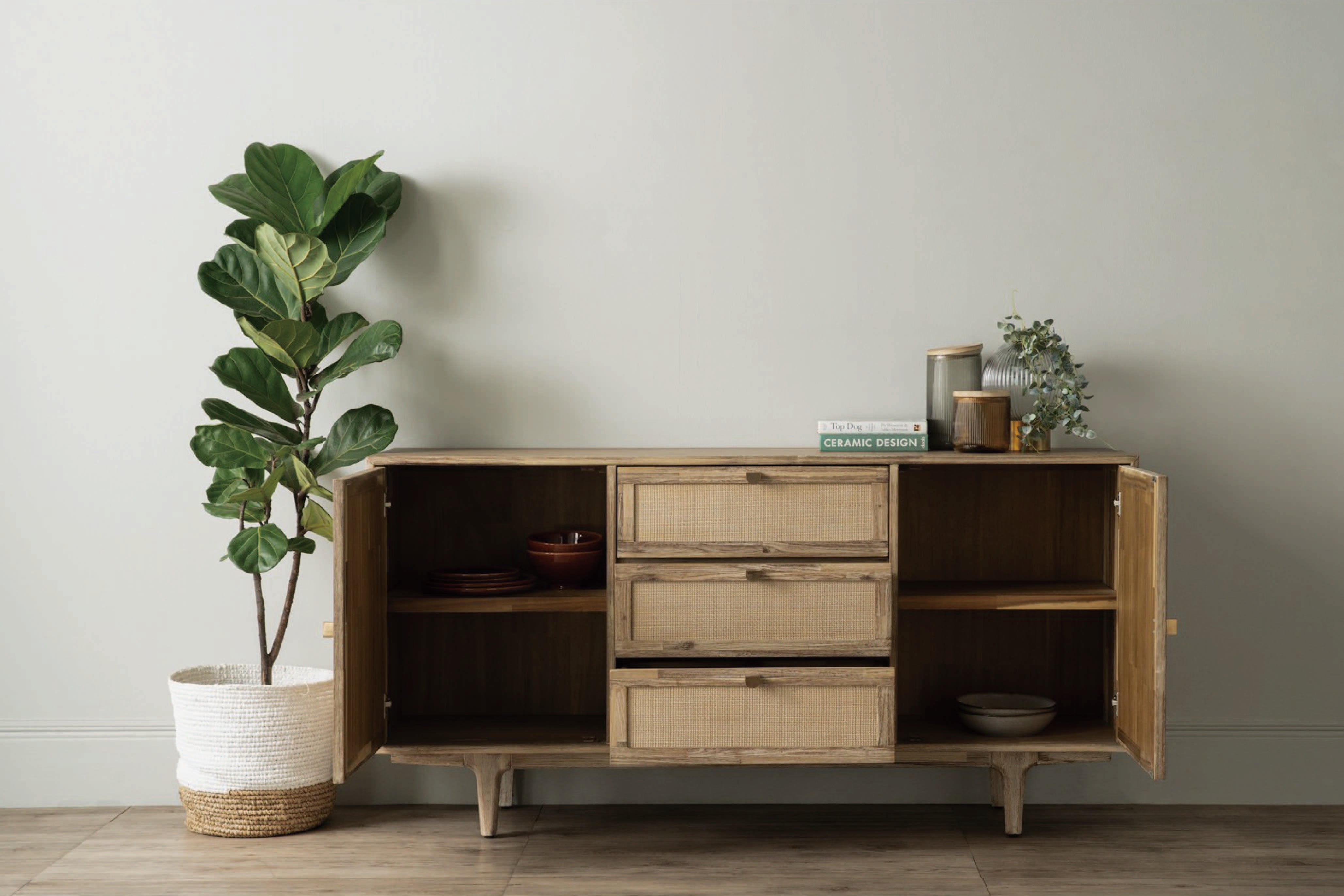 馬來西亞原裝進口實木傢俬 - F系列 - Barts巴特邊櫃 (1.6米)