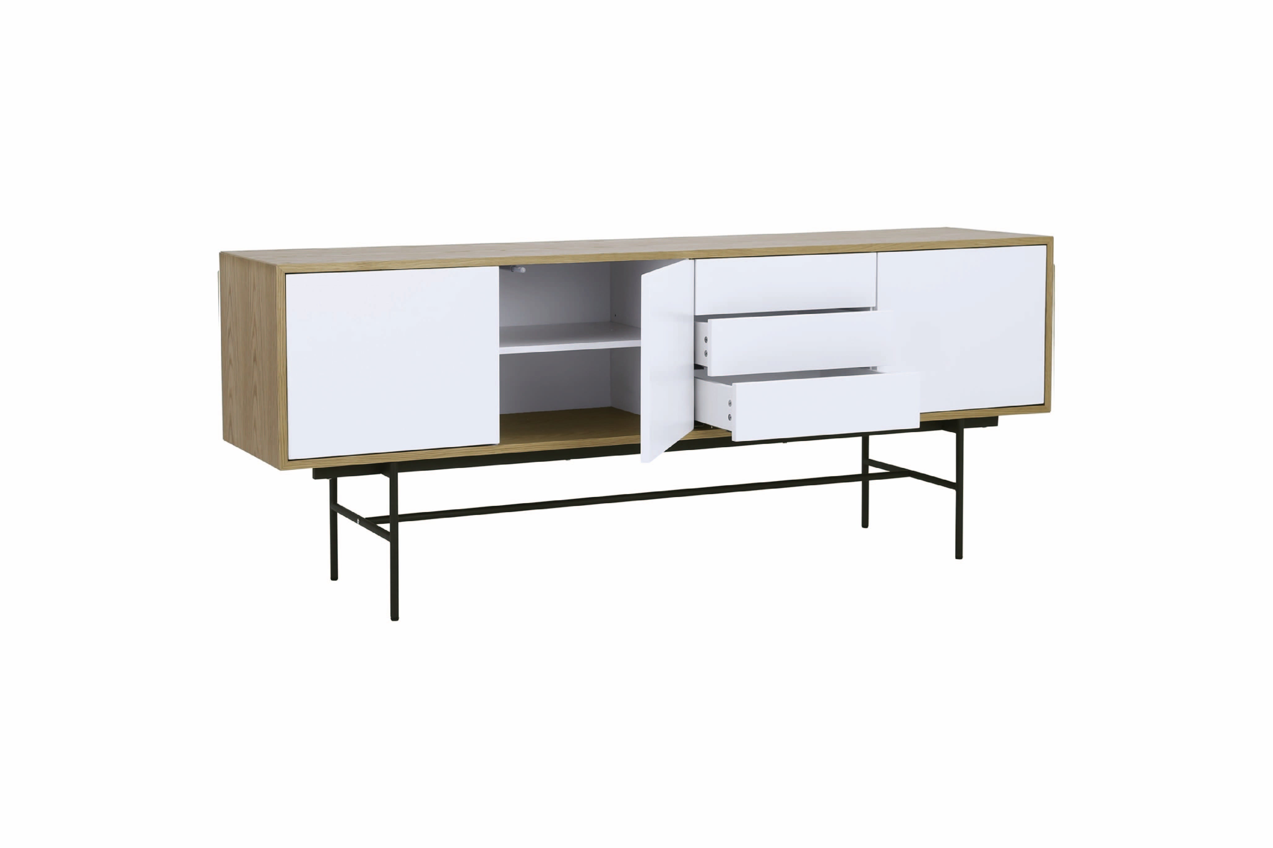 馬來西亞原裝進口實木傢俬 - LU系列 - MILLER 儲物邊櫃