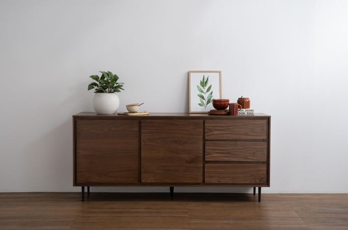 馬來西亞原裝進口實木傢俬 - NC系列 - HUTTO 1.8米邊櫃