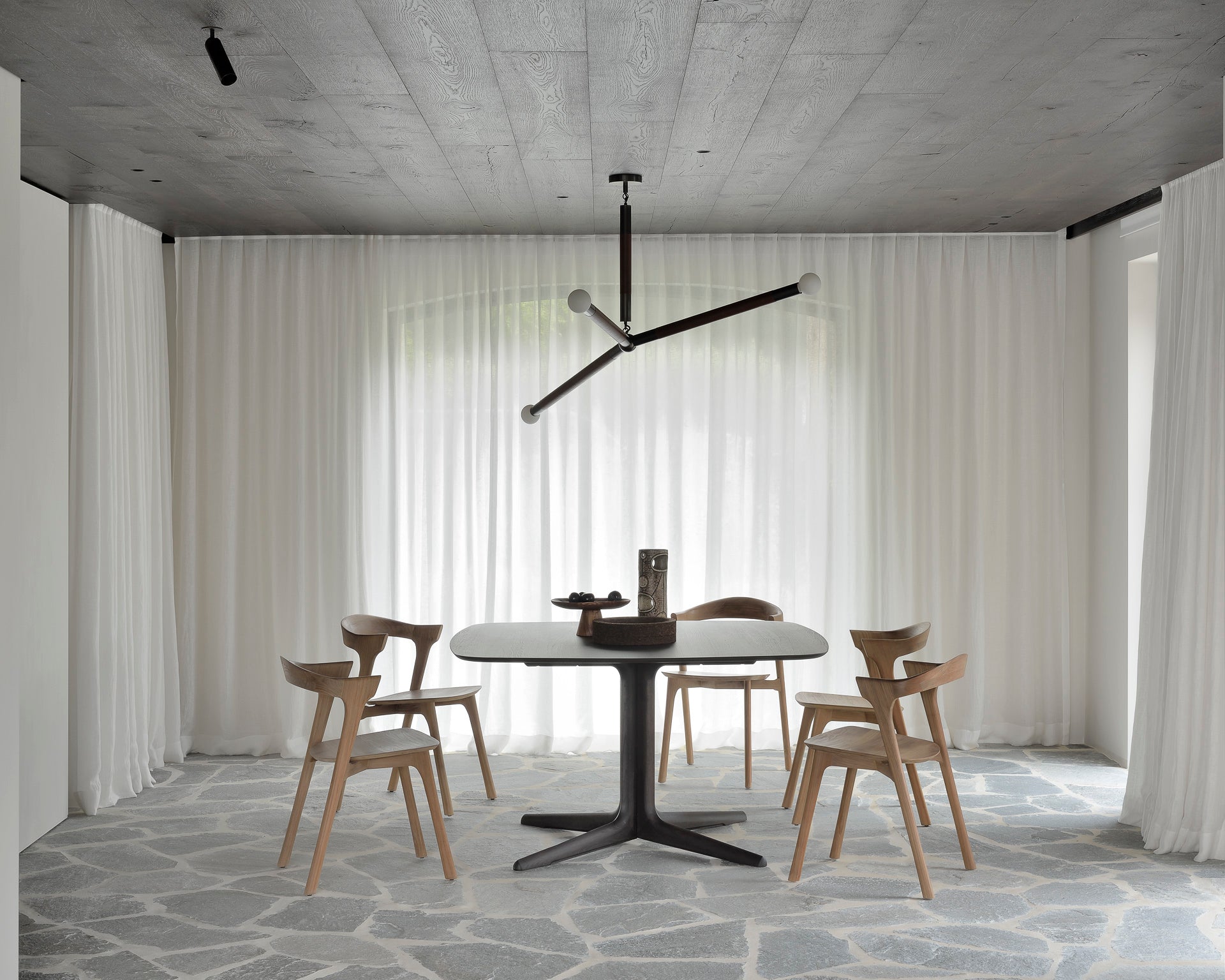 比利時原裝進口實木傢俬 - 座椅系列 - Bok系列柚木餐椅