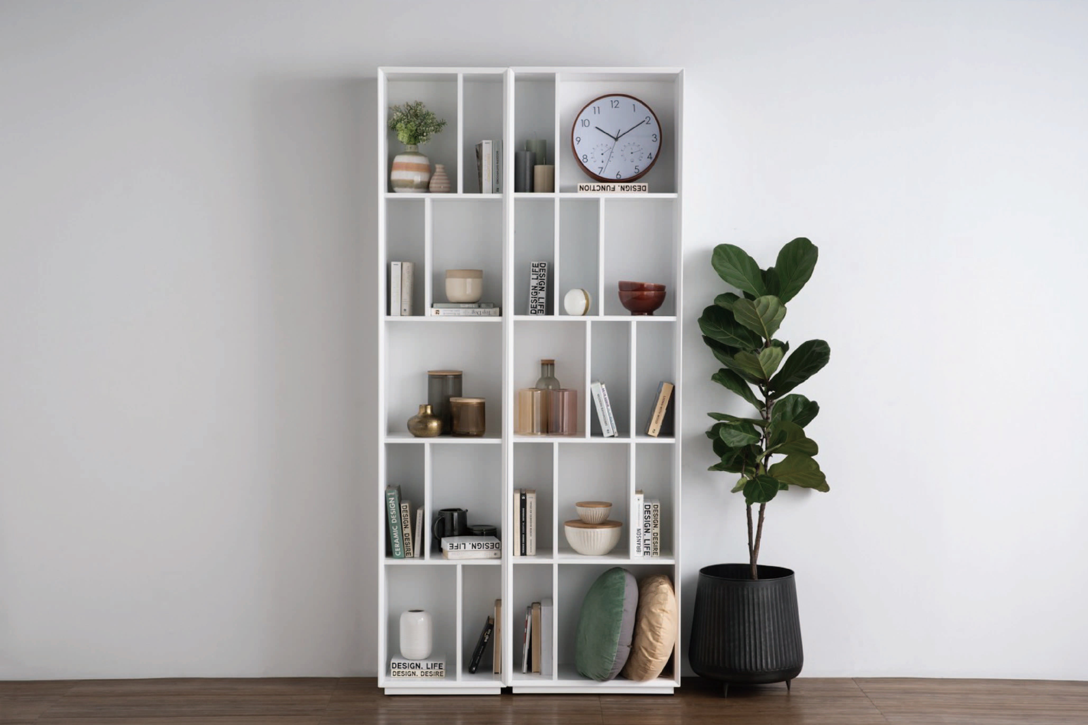 馬來西亞原裝進口實木傢俬 - LU系列 - TRISTAN高身置物層架櫃