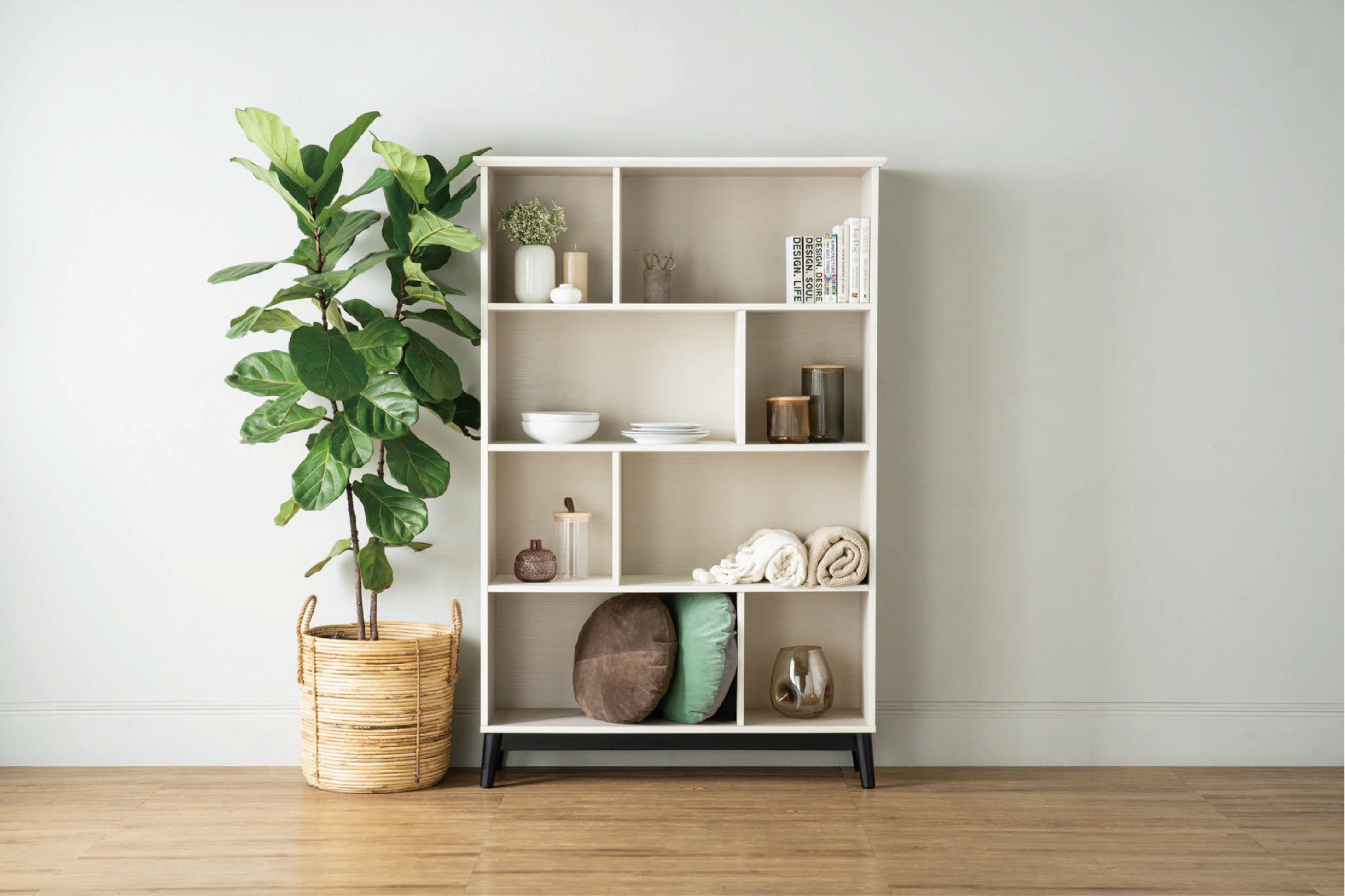 馬來西亞原裝進口實木傢俬 - NZ系列 - HOWELL高身書櫃