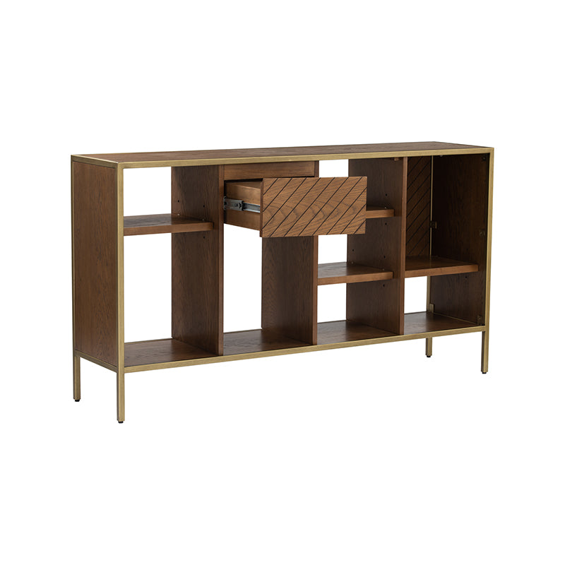 馬來西亞原裝進口實木傢俬 - F系列 - Milton Low Bookshelf 米爾頓矮書架