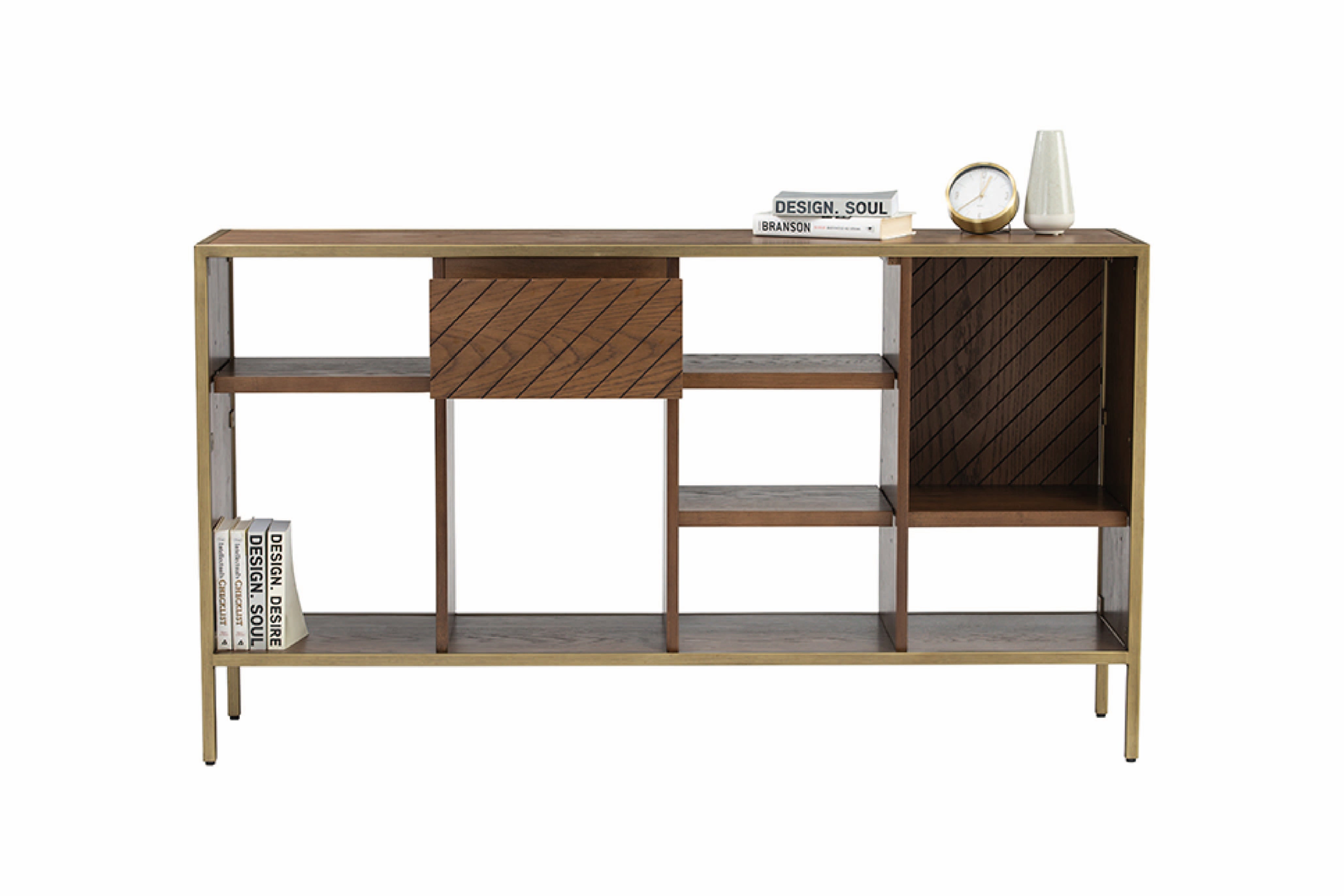 馬來西亞原裝進口實木傢俬 - F系列 - Milton Low Bookshelf 米爾頓矮書架