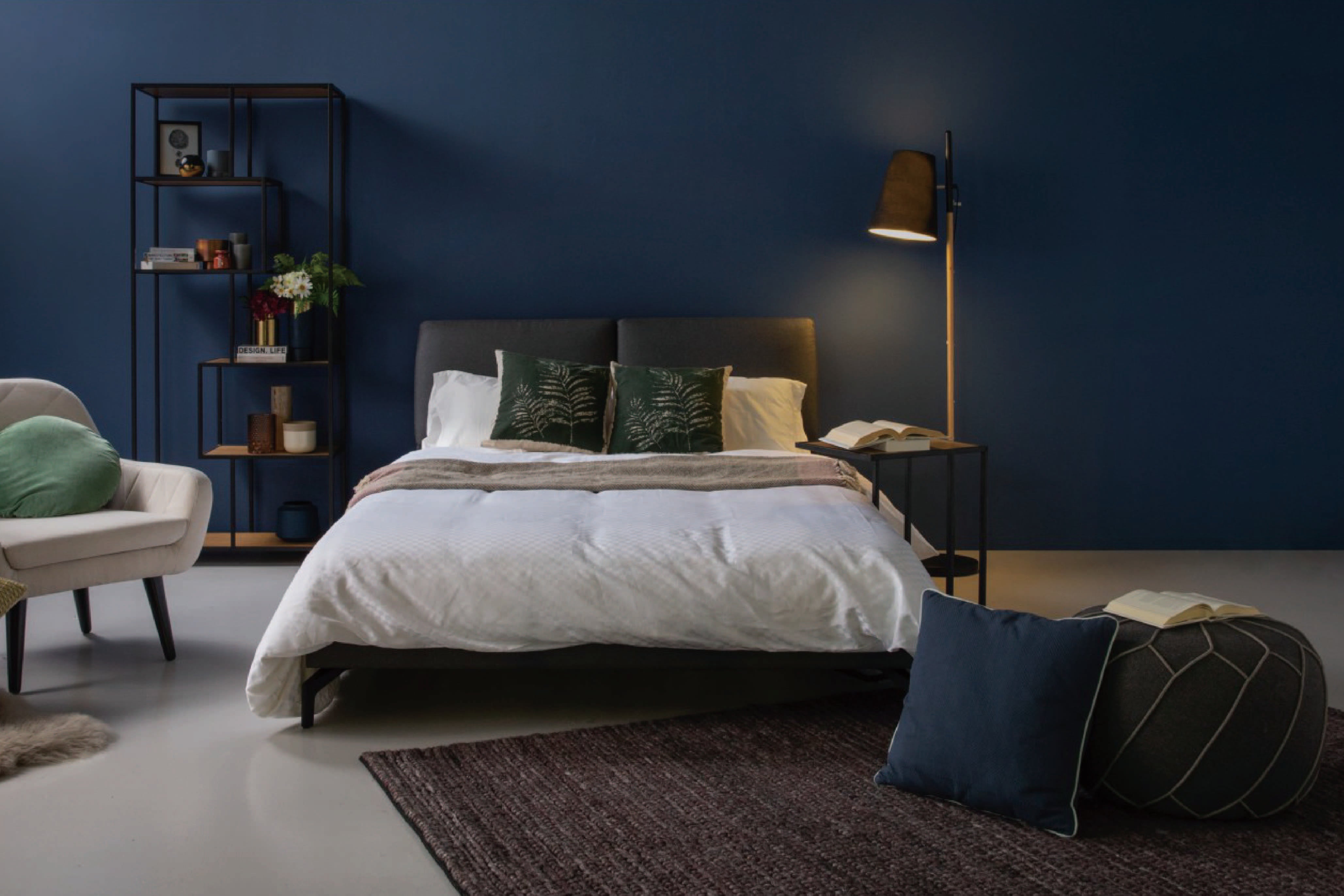 馬來西亞原裝進口實木傢俬 - LU系列 - BLANDO雙人床架