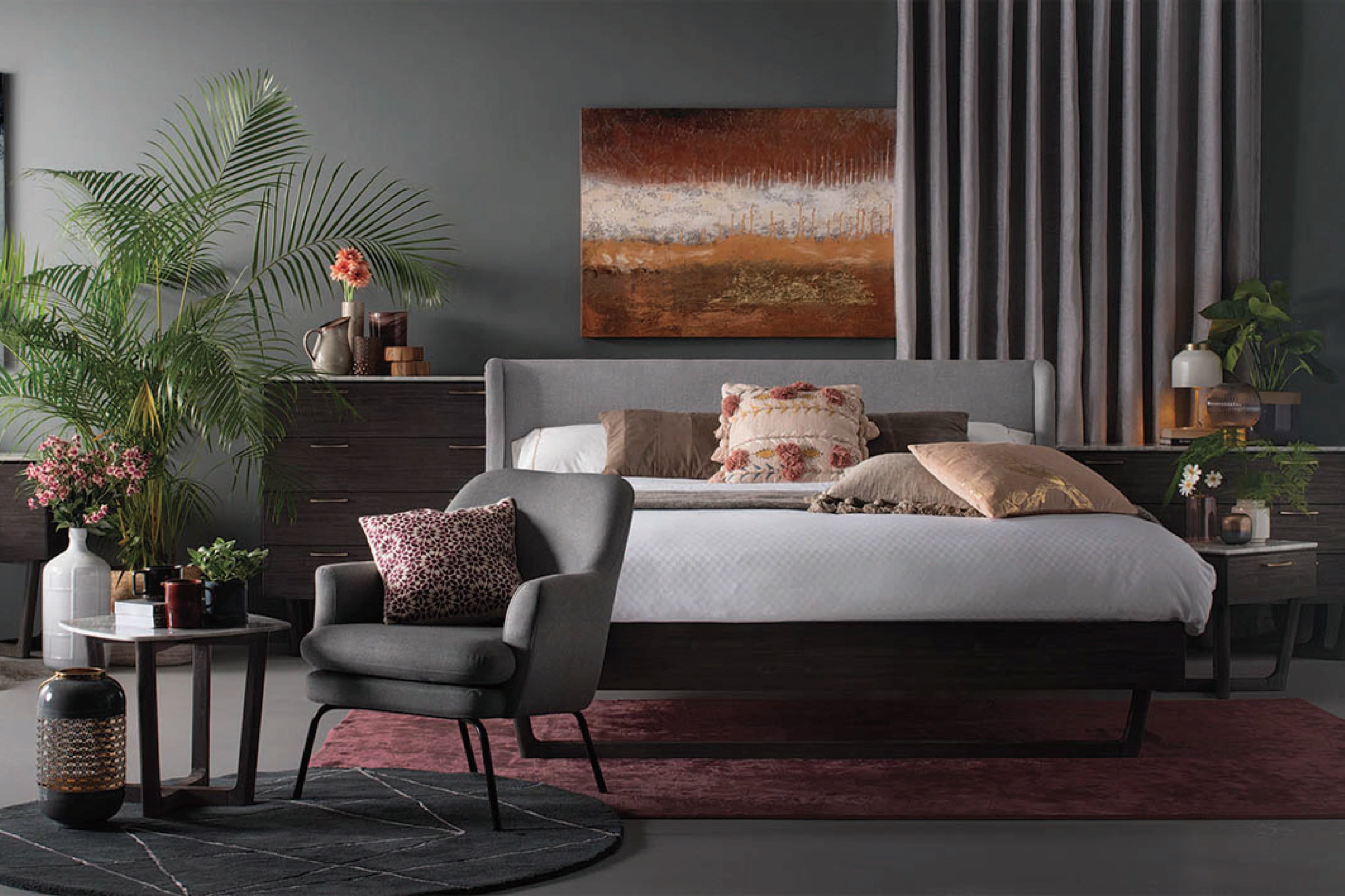 馬來西亞原裝進口實木傢俬 - F系列 - Texas德克薩斯雙人床架 (Queen Size)