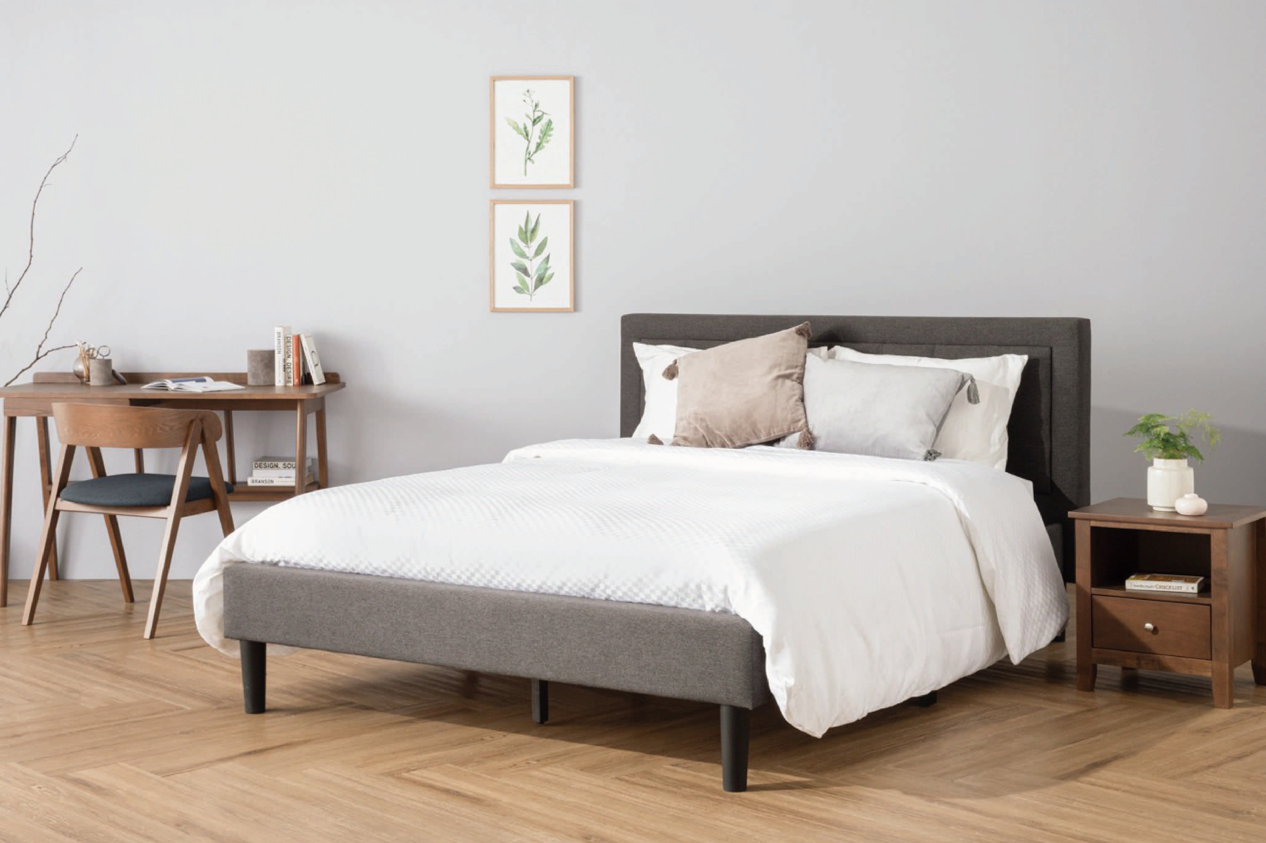 馬來西亞原裝進口實木傢俬 - NZ系列 - HAYDEN雙人床架