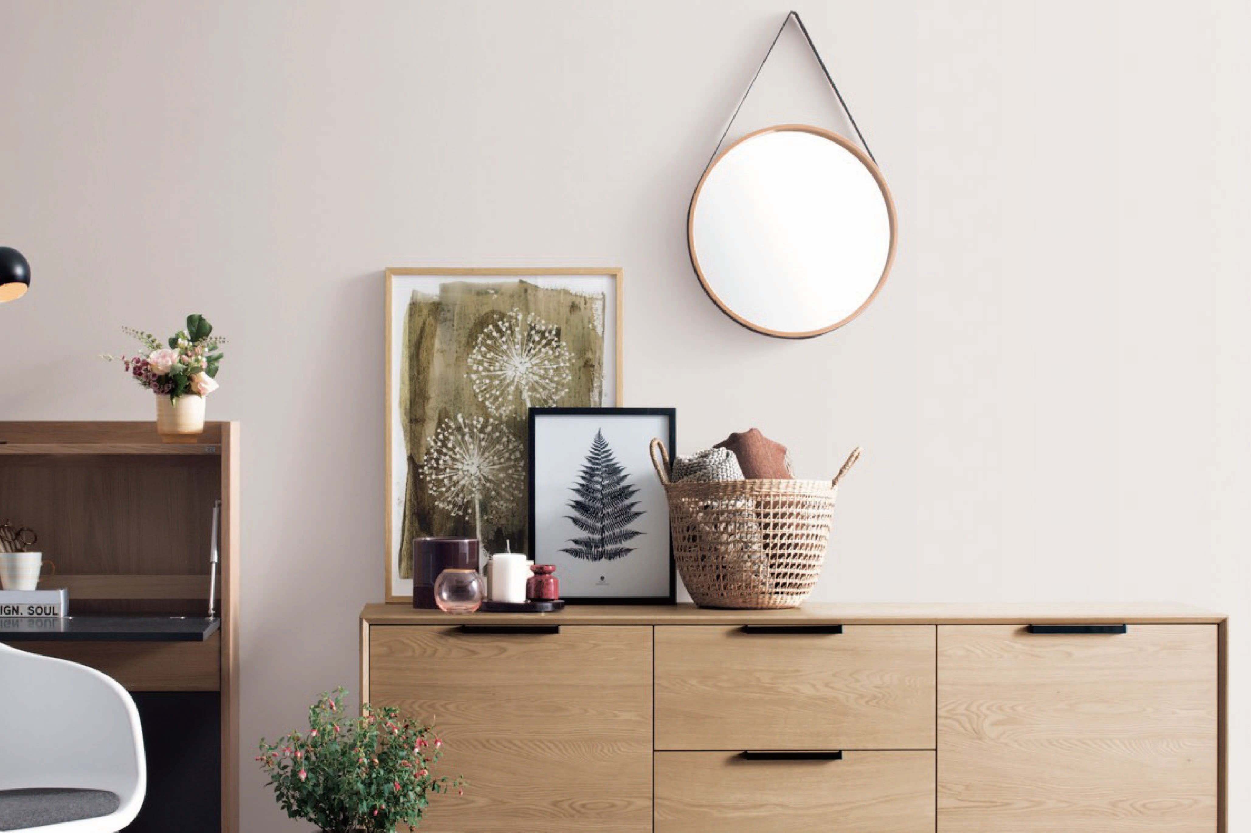 馬來西亞原裝進口實木傢俬 - LU系列 - BUTTERCUP掛牆鏡