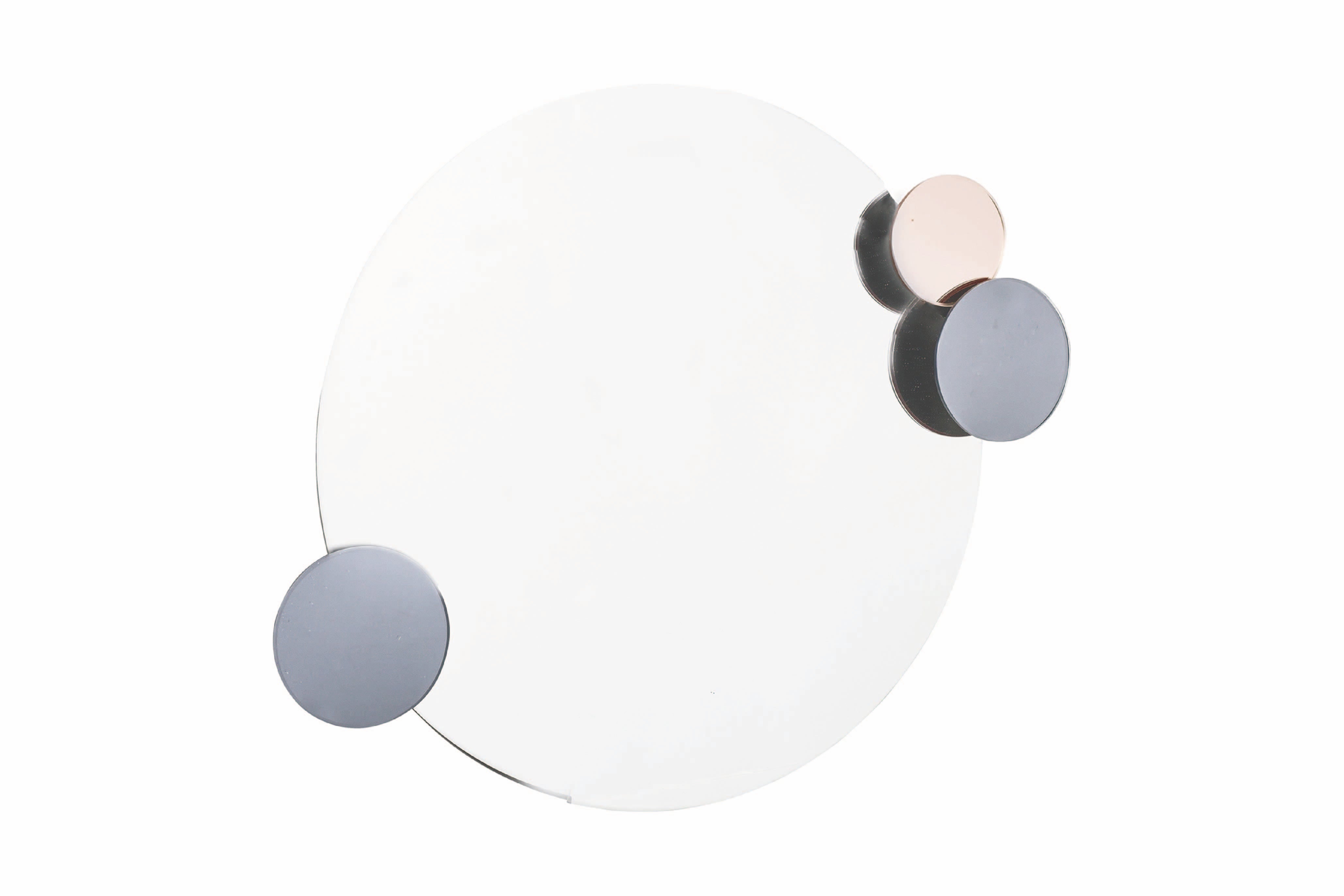 馬來西亞原裝進口實木傢俬 - LU系列 - ZINNIA鐵框圓鏡